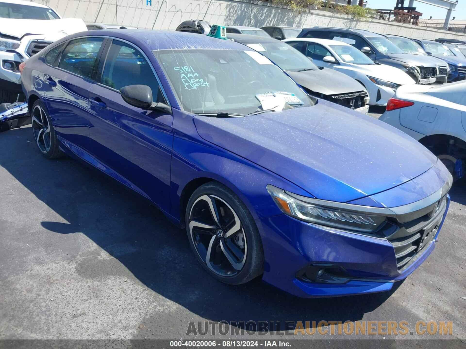 1HGCV1F42MA068204 HONDA ACCORD 2021