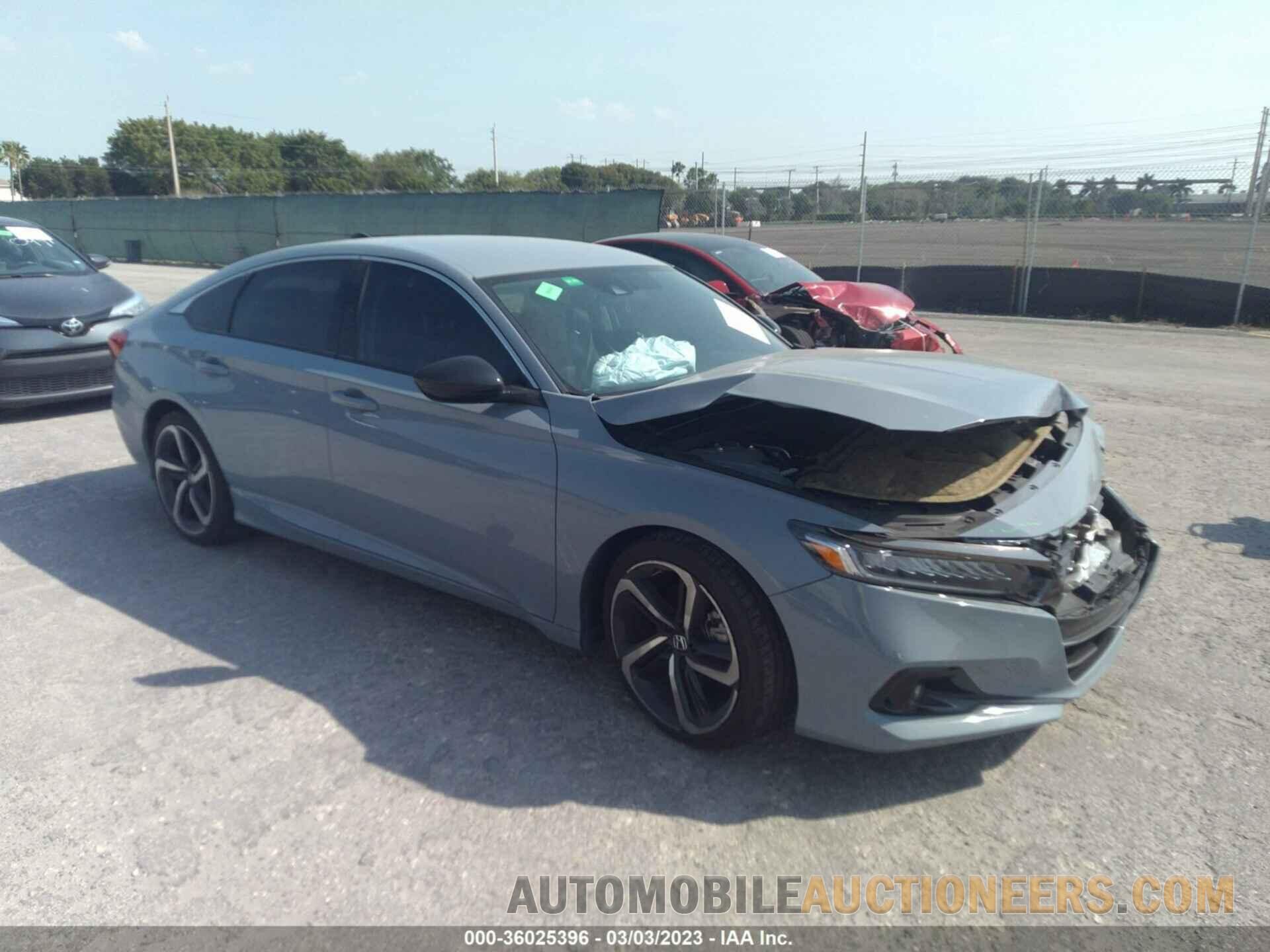 1HGCV1F48NA027254 HONDA ACCORD SEDAN 2022