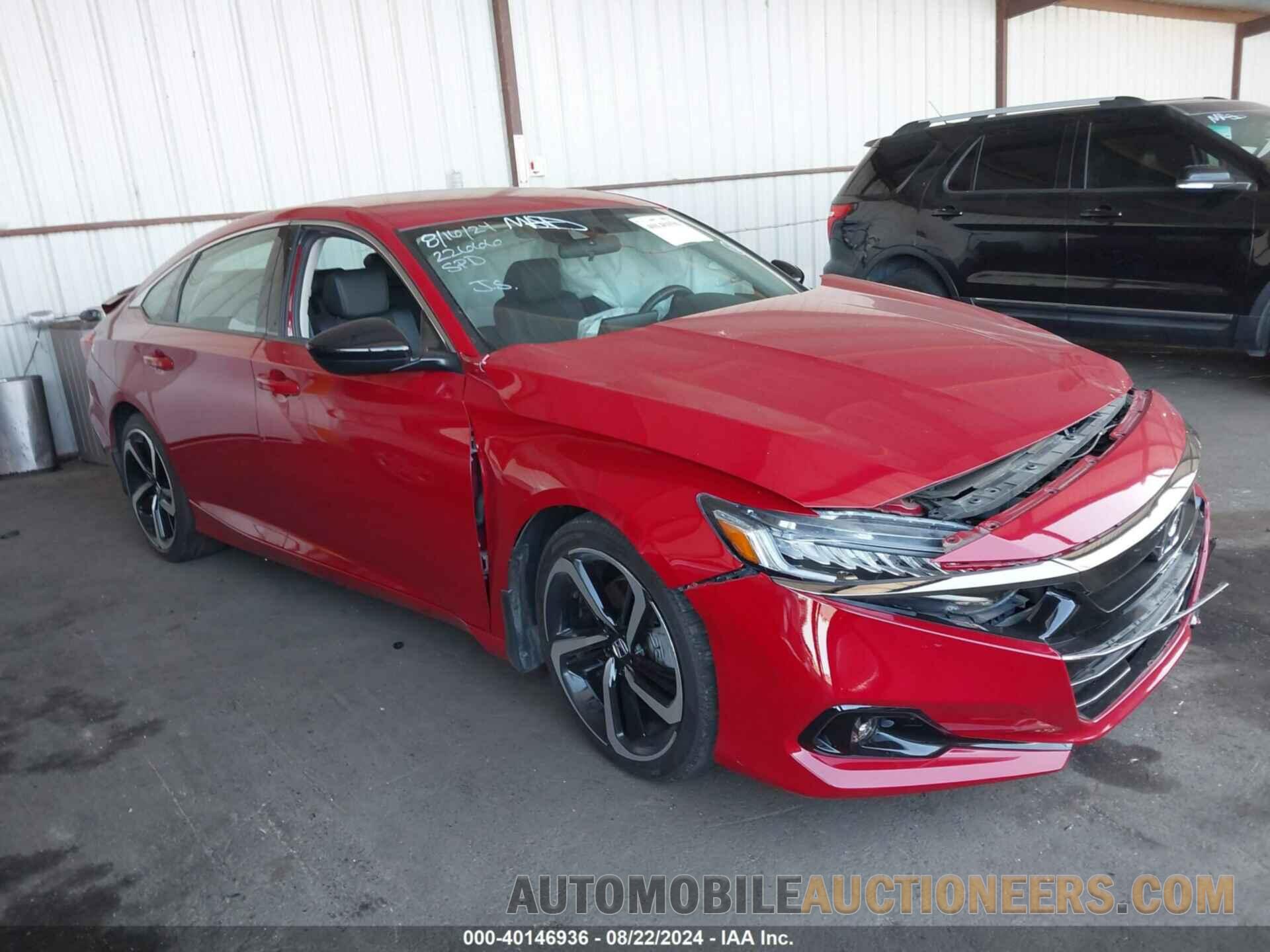 1HGCV1F48NA038531 HONDA ACCORD 2022