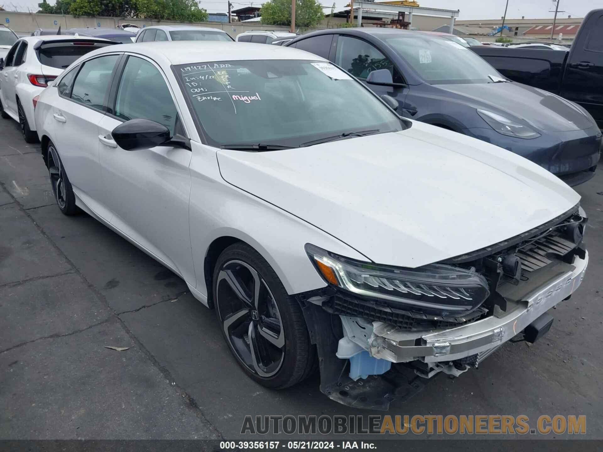 1HGCV1F4XNA027109 HONDA ACCORD 2022