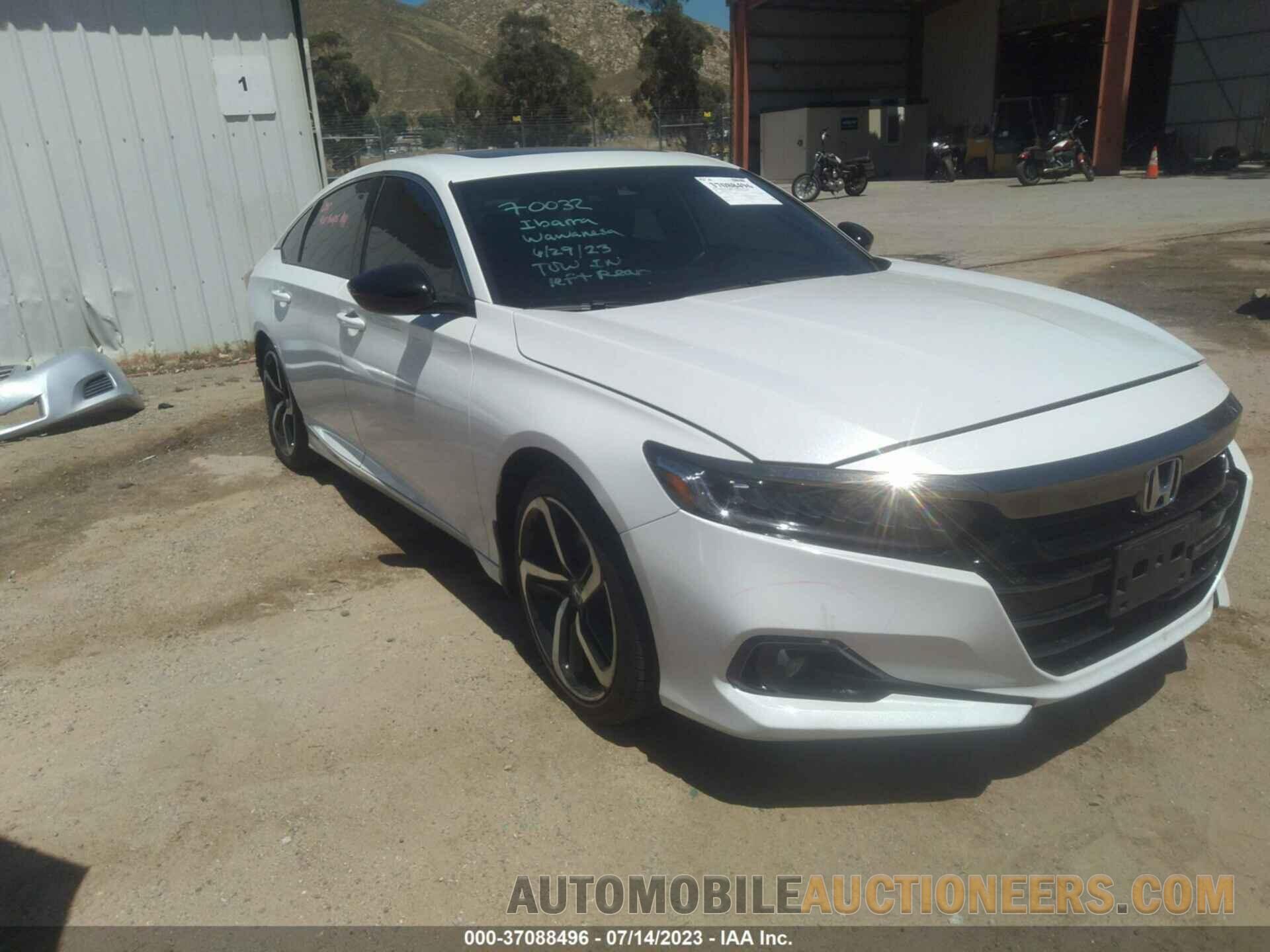 1HGCV2F30MA010010 HONDA ACCORD SEDAN 2021