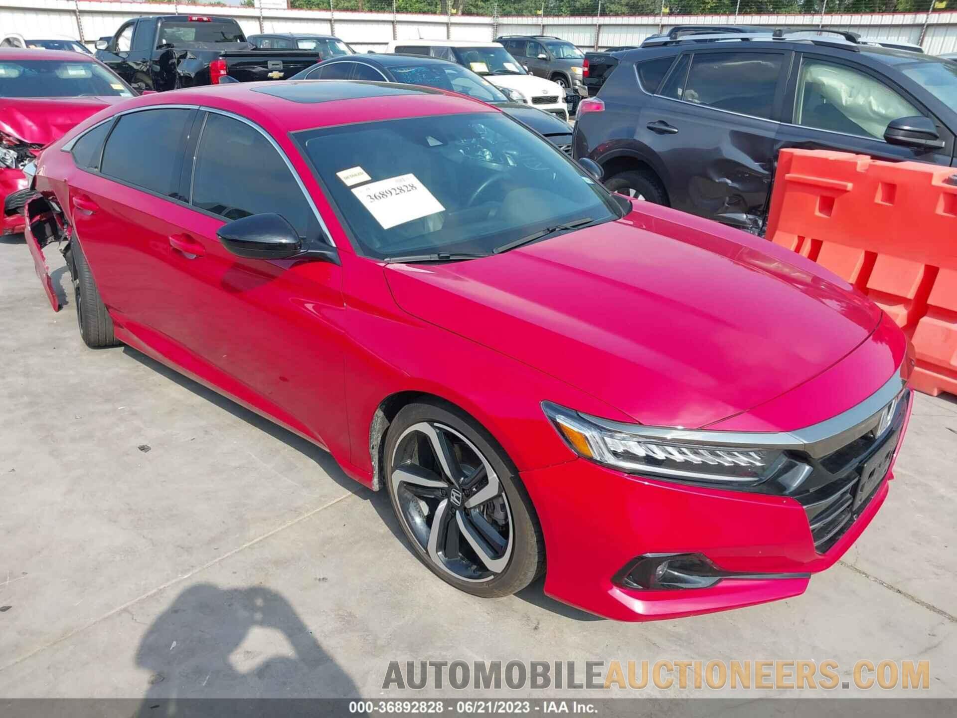 1HGCV2F30NA006962 HONDA ACCORD SEDAN 2022