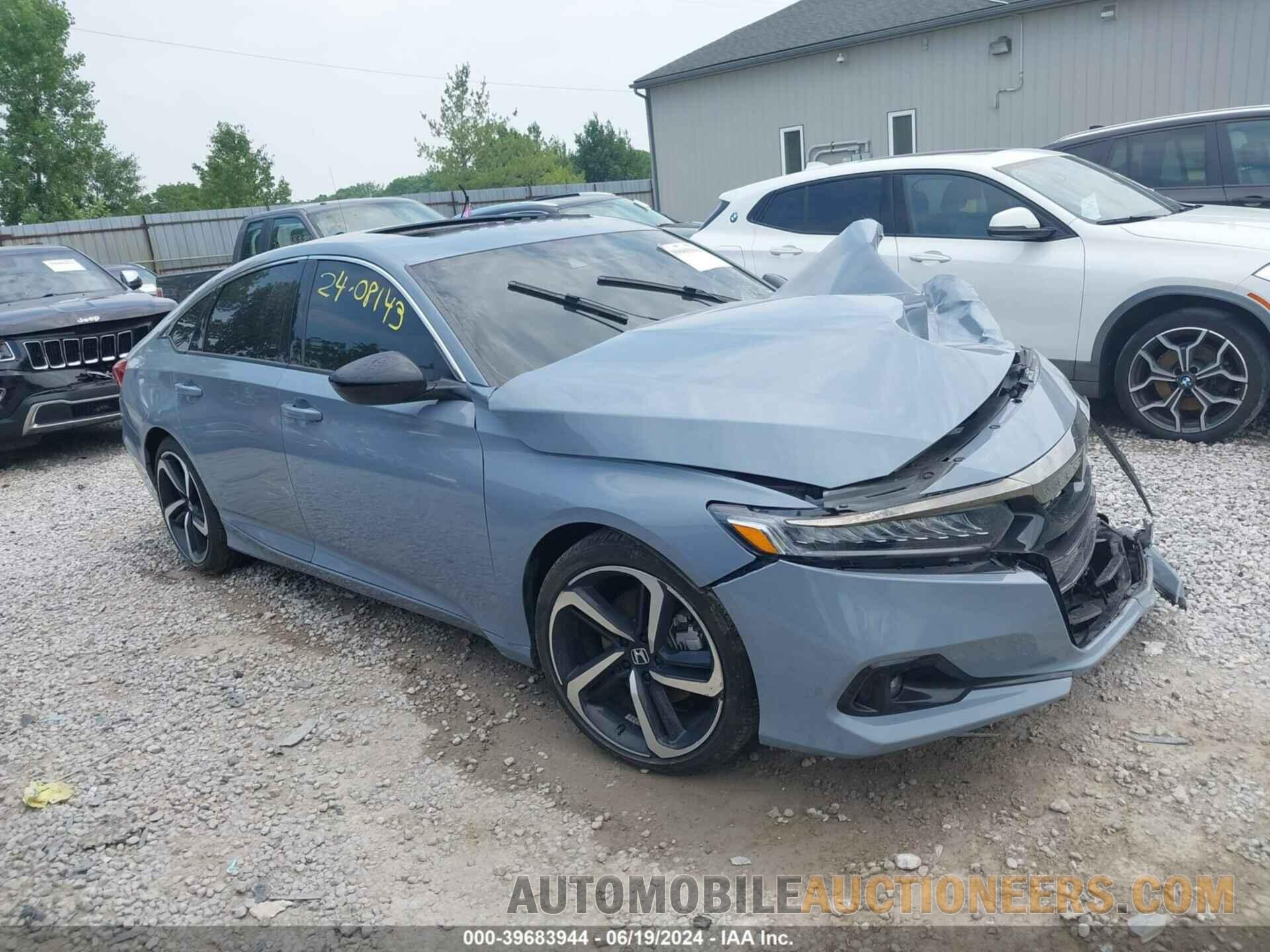 1HGCV2F38NA023265 HONDA ACCORD 2022