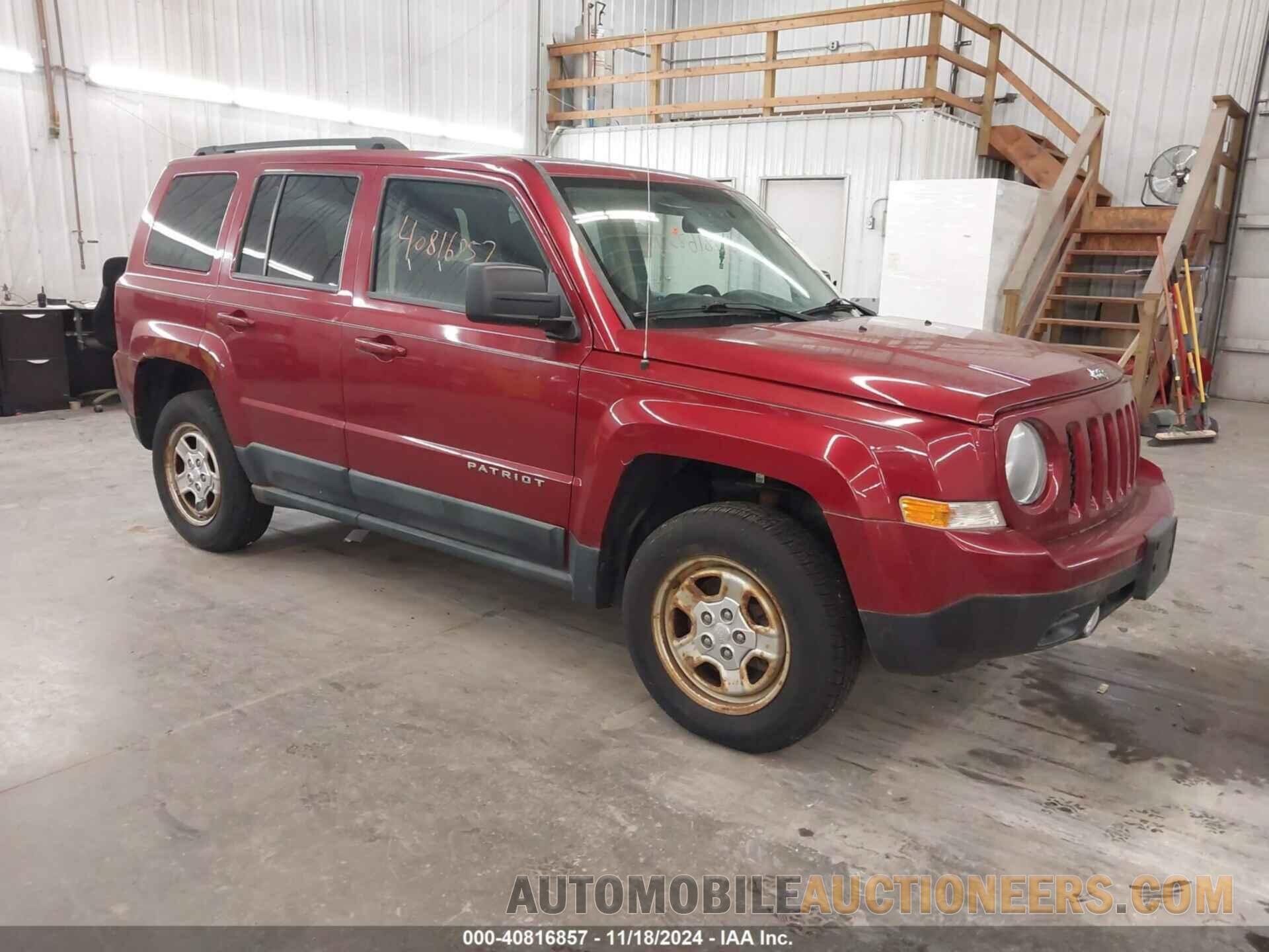 1J4NF1GB5BD192958 JEEP PATRIOT 2011