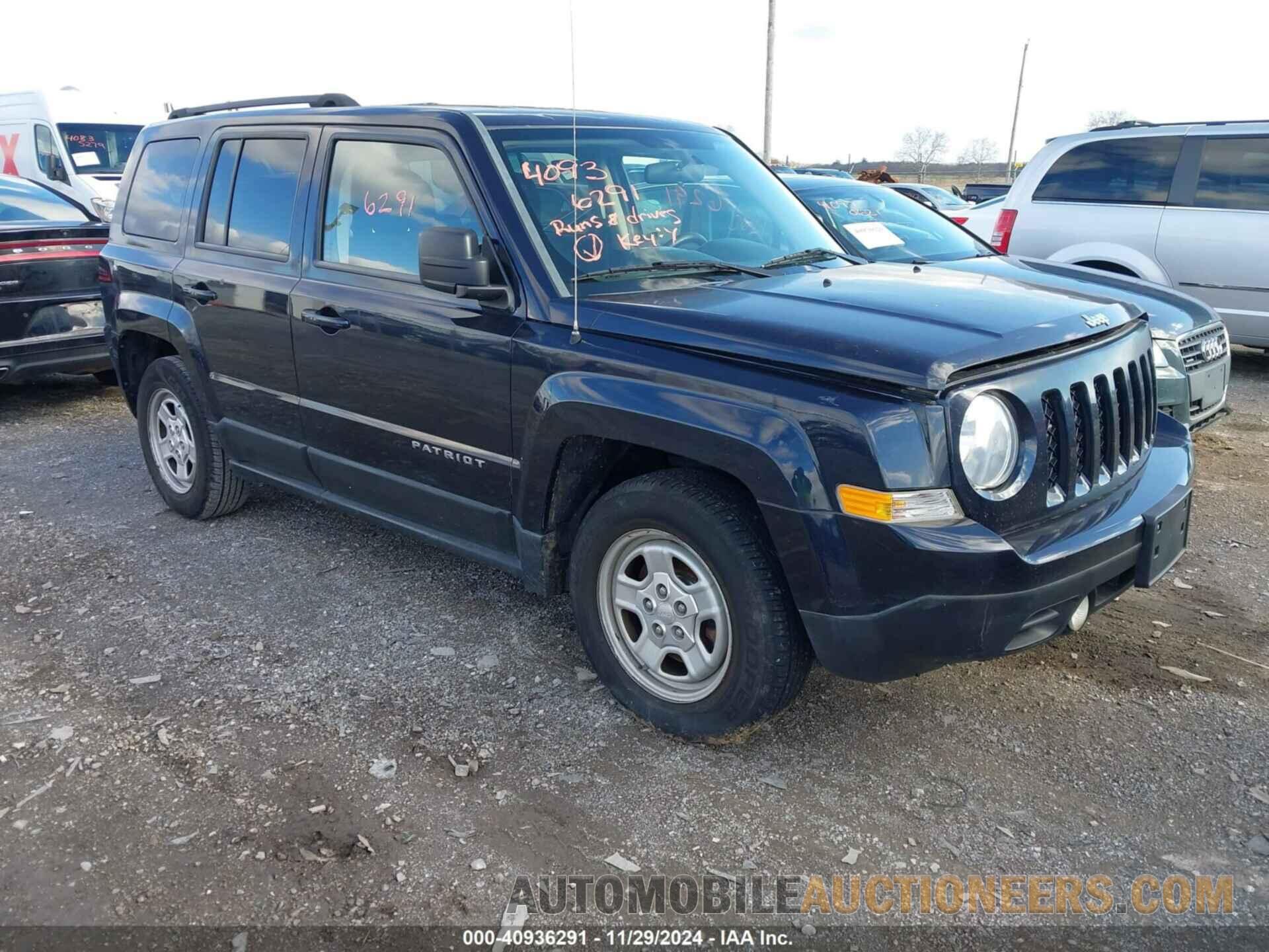 1J4NF1GB8BD169738 JEEP PATRIOT 2011