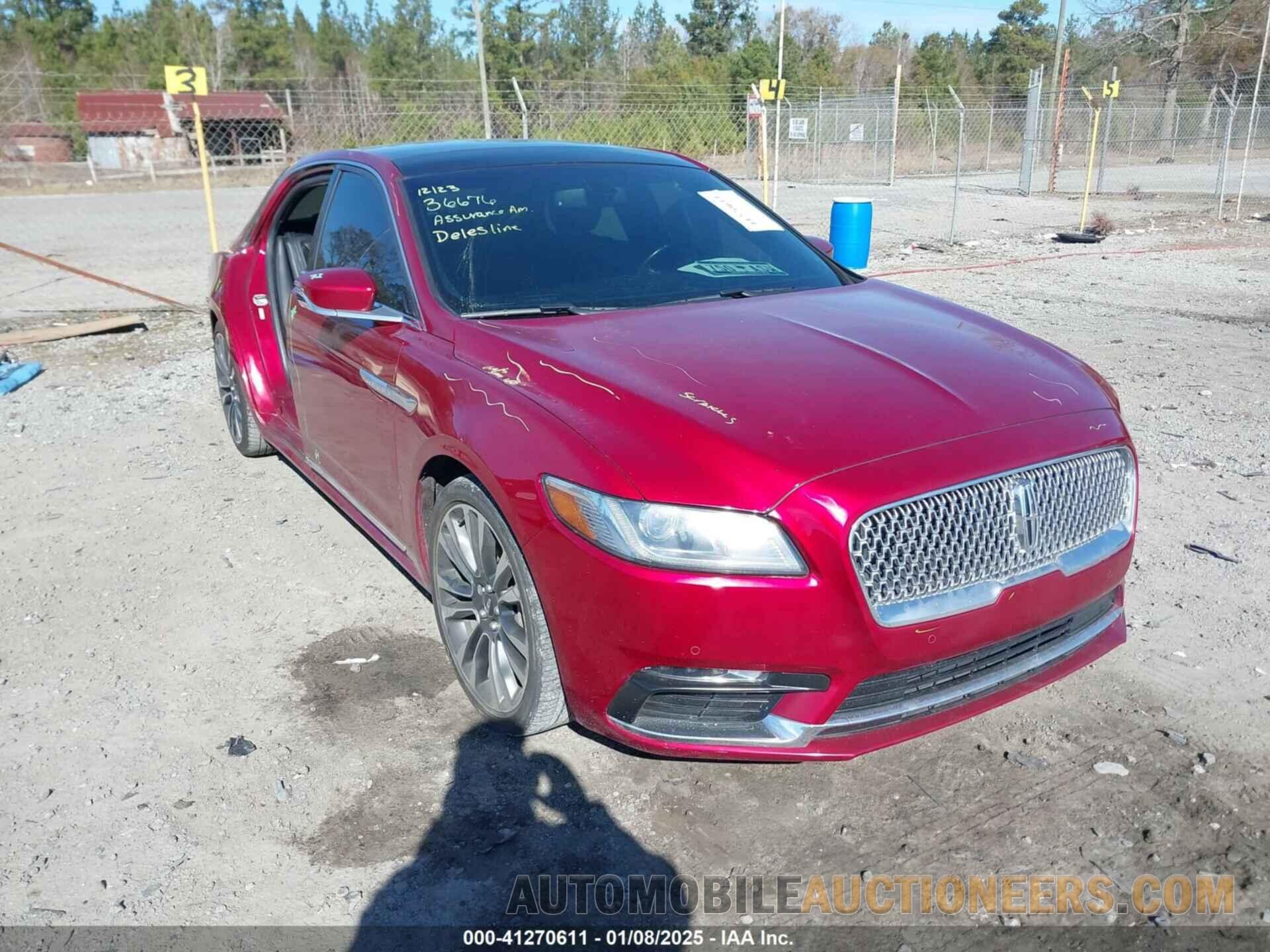 1LN6L9SK4J5614568 LINCOLN CONTINENTAL 2018