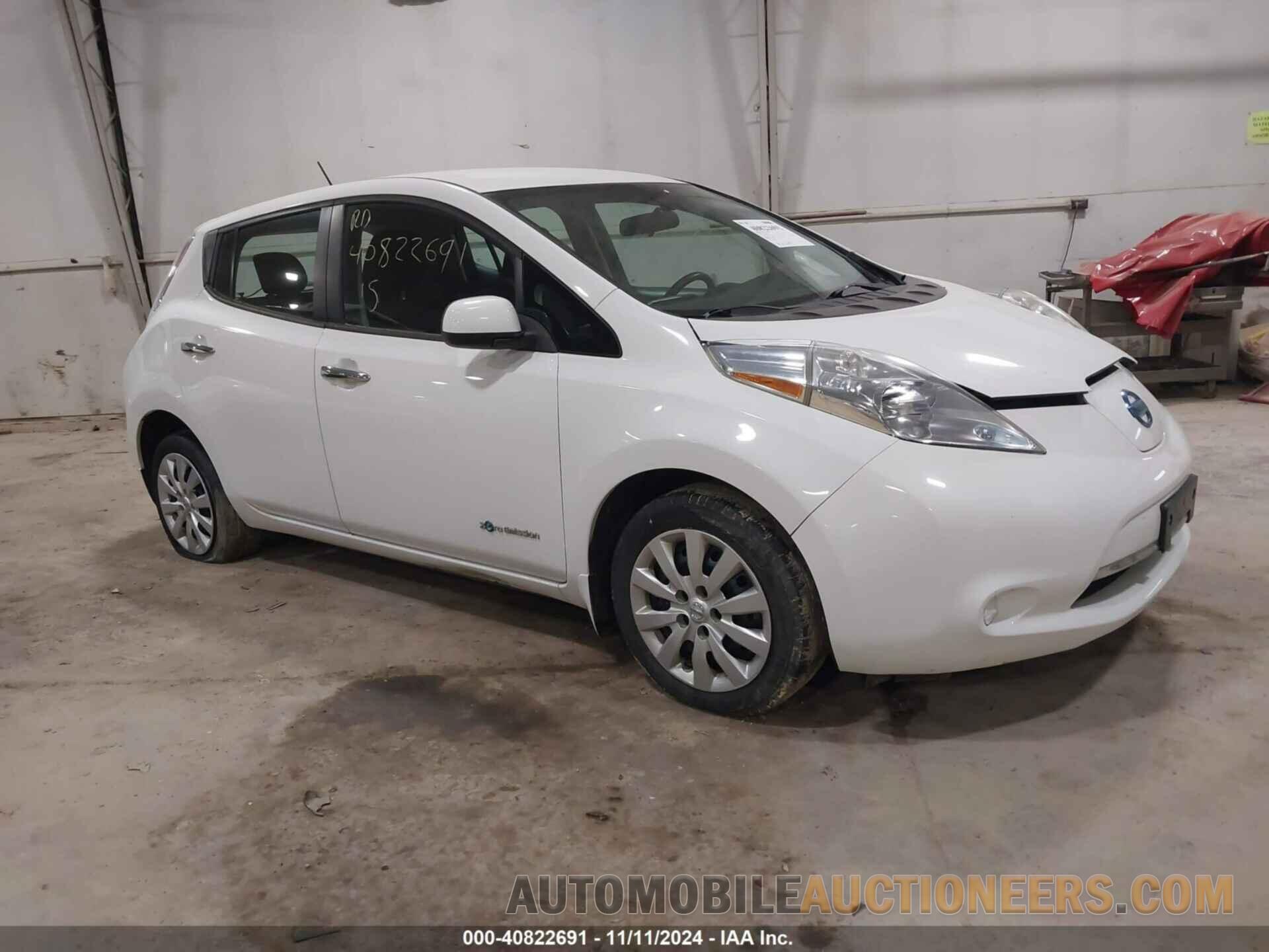 1N4AZ0CP1FC322663 NISSAN LEAF 2015