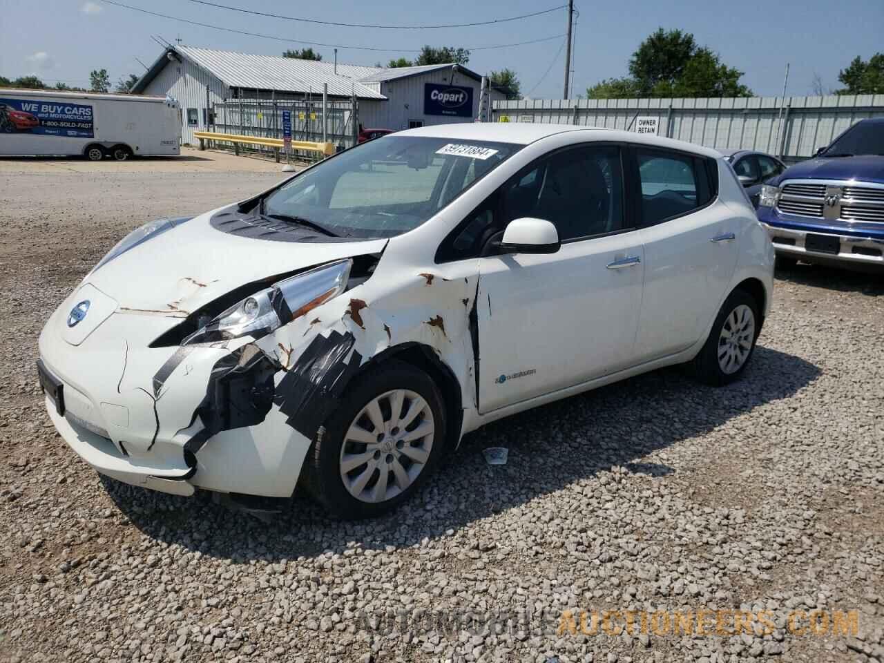 1N4AZ0CP7FC307102 NISSAN LEAF 2015