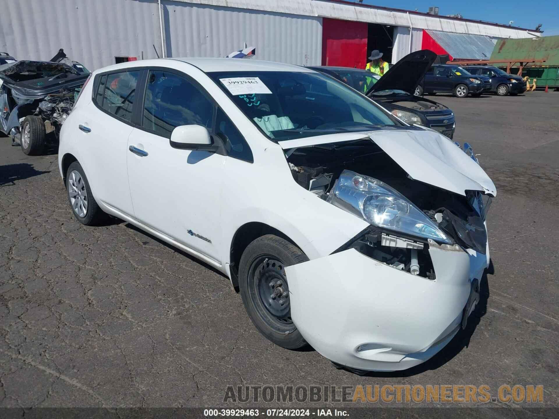 1N4AZ0CP9FC323706 NISSAN LEAF 2015