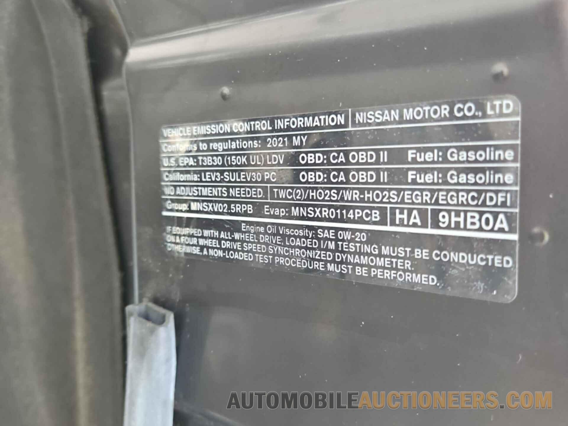 1N4BL4DW8MN318033 NISSAN ALTIMA 2021