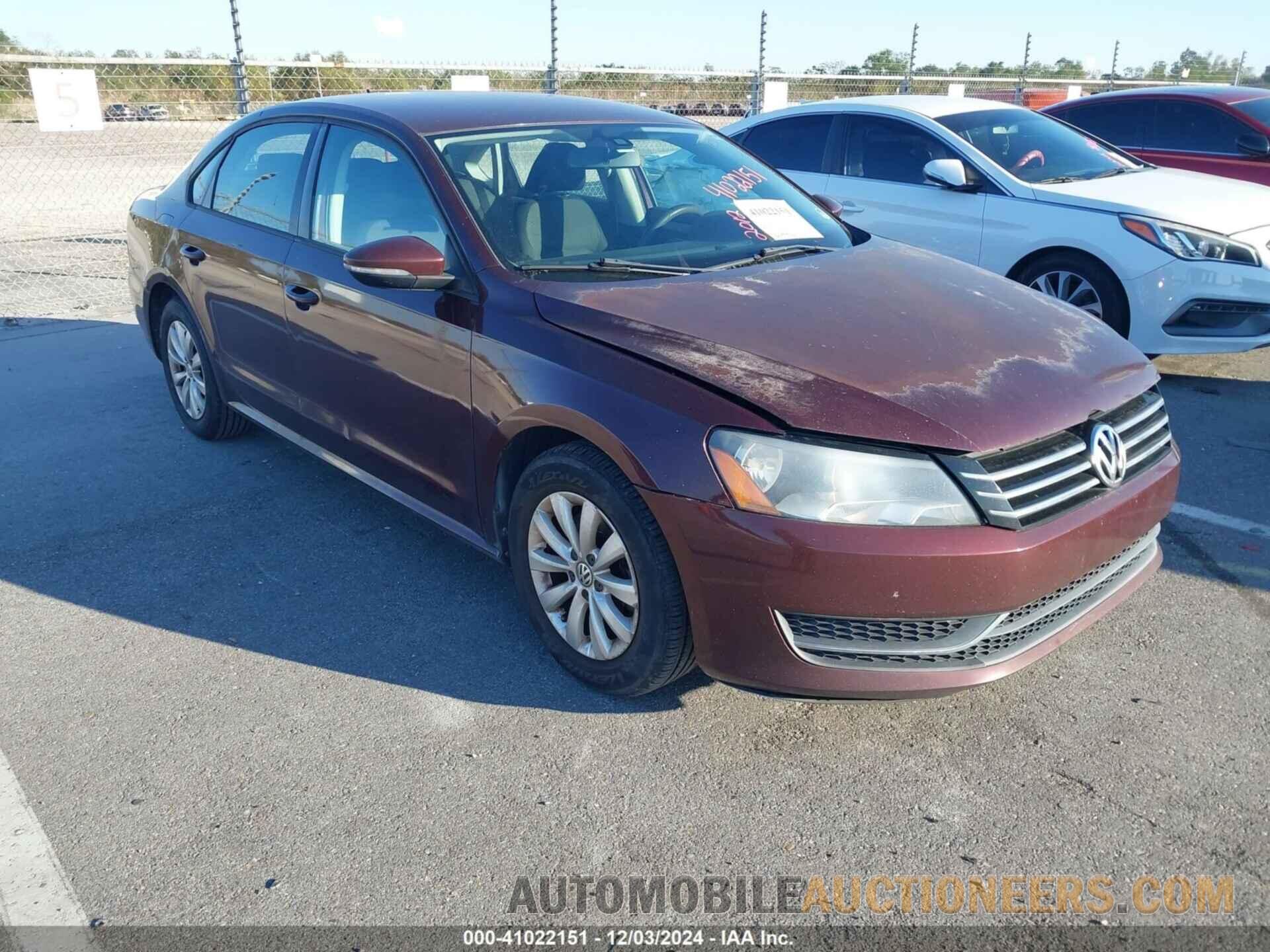 1VWAH7A35CC081530 VOLKSWAGEN PASSAT 2012