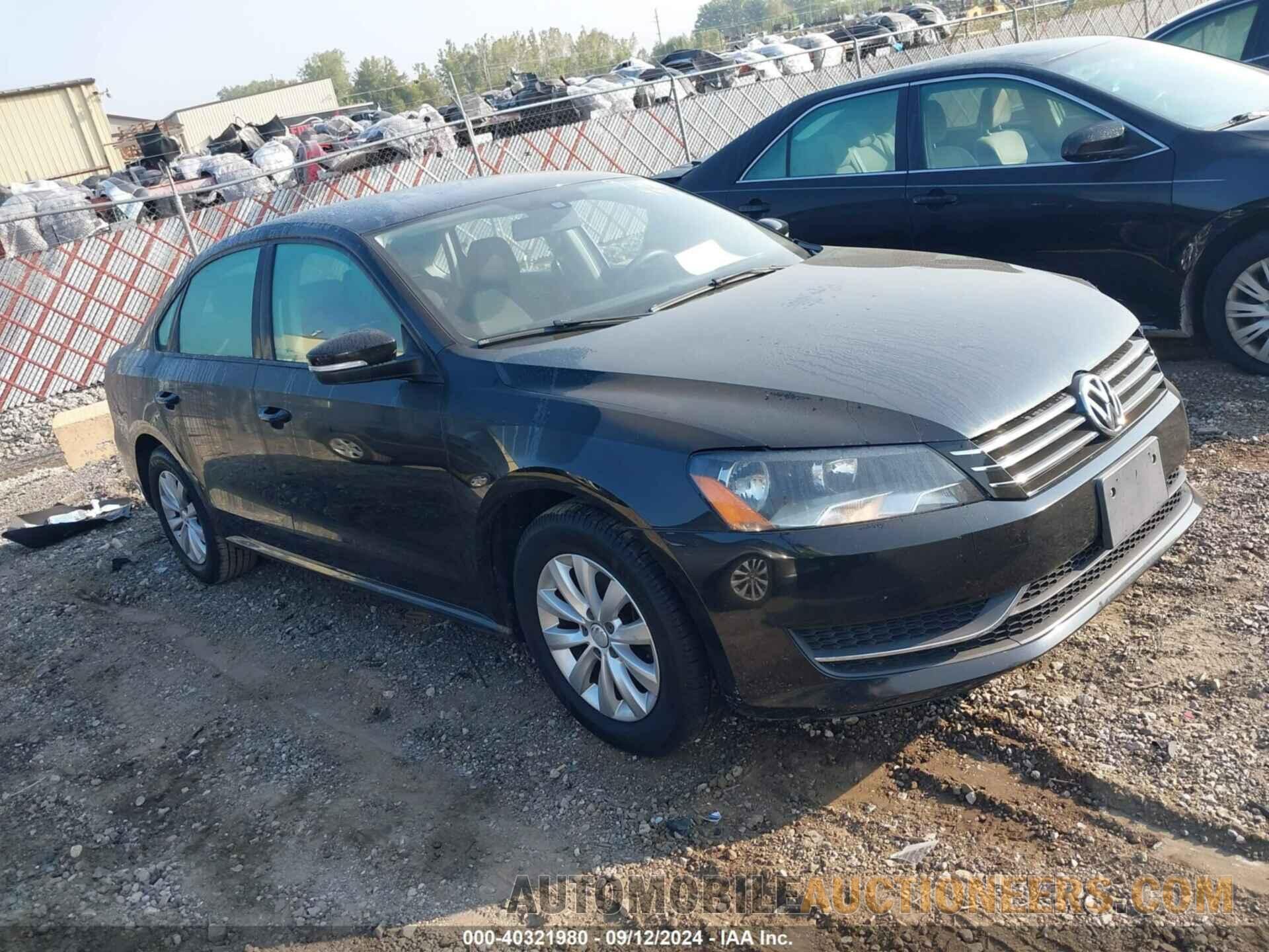 1VWAH7A37CC109912 VOLKSWAGEN PASSAT 2012