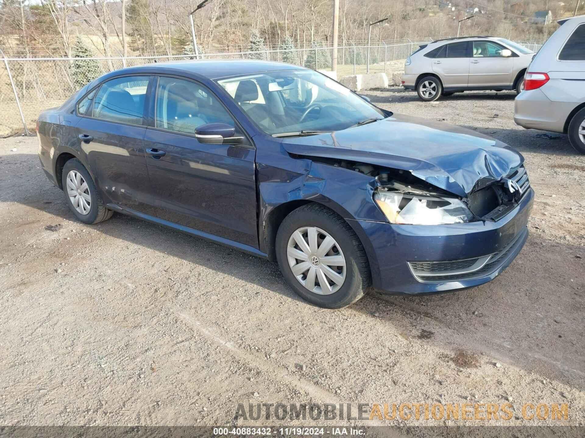 1VWAP7A30DC020378 VOLKSWAGEN PASSAT 2013