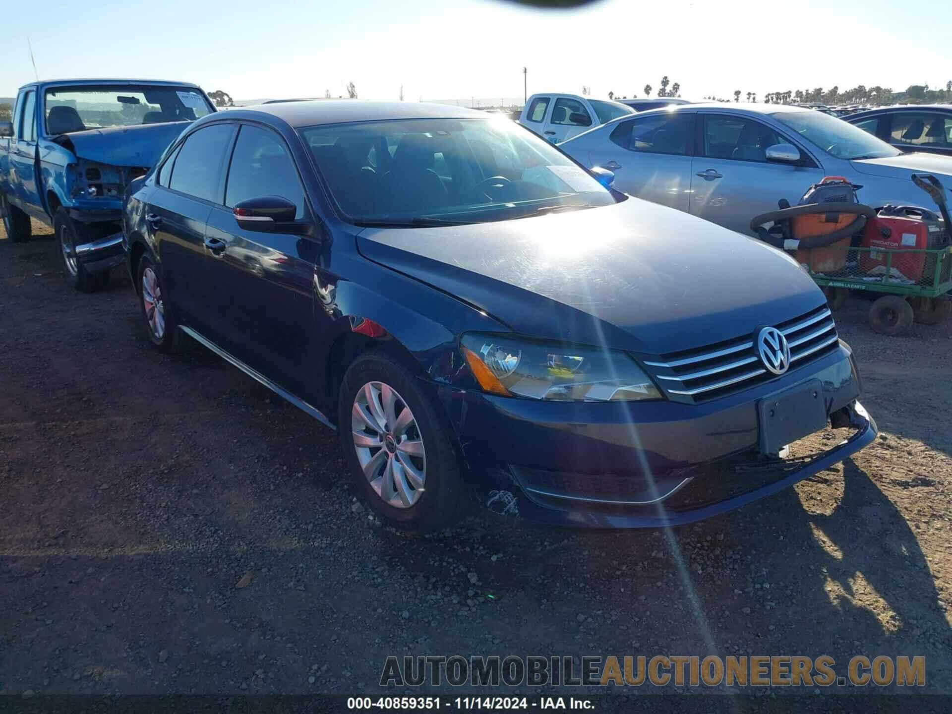 1VWAP7A32DC102810 VOLKSWAGEN PASSAT 2013