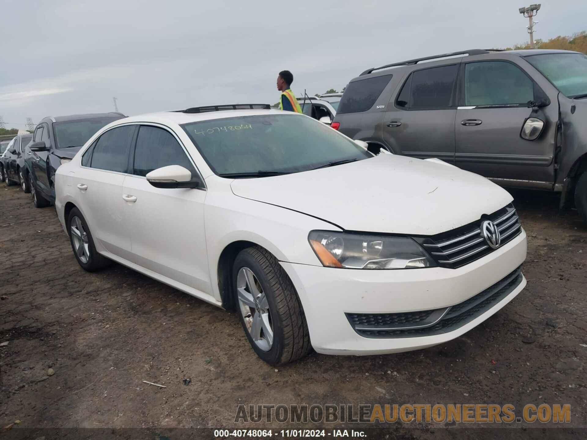 1VWBH7A34CC096945 VOLKSWAGEN PASSAT 2012