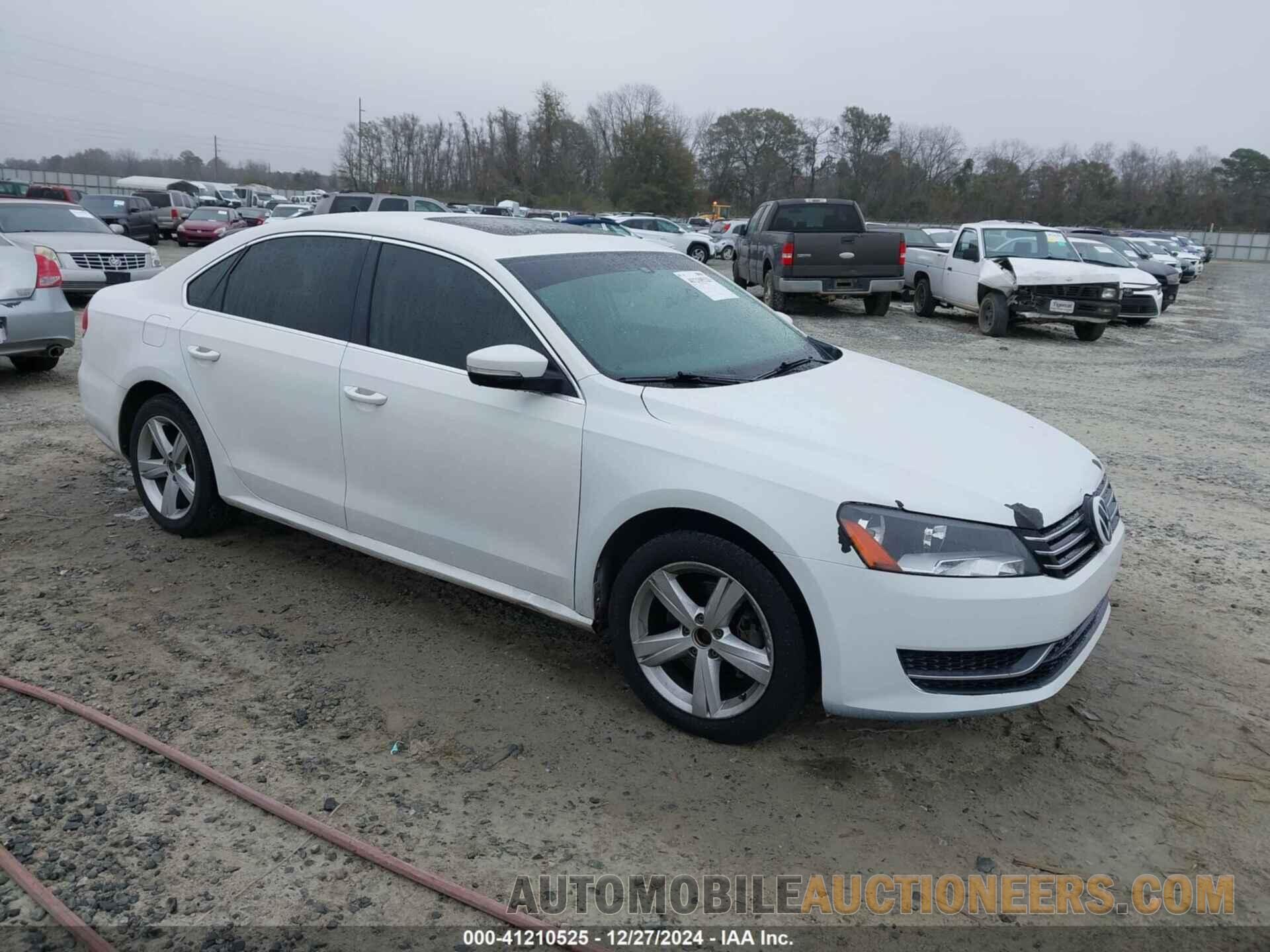 1VWBH7A39DC027721 VOLKSWAGEN PASSAT 2013