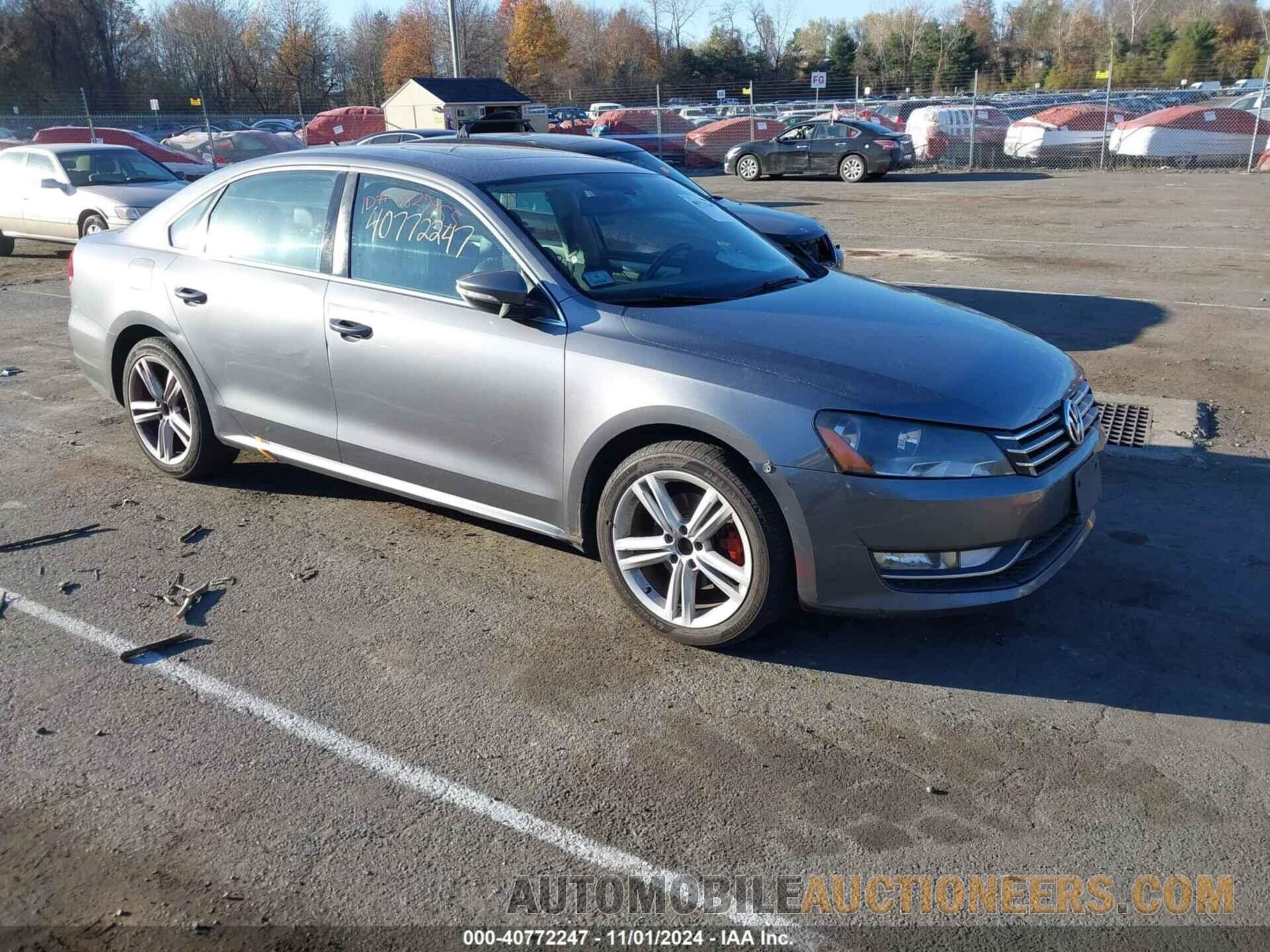 1VWBM7A30CC095383 VOLKSWAGEN PASSAT 2012