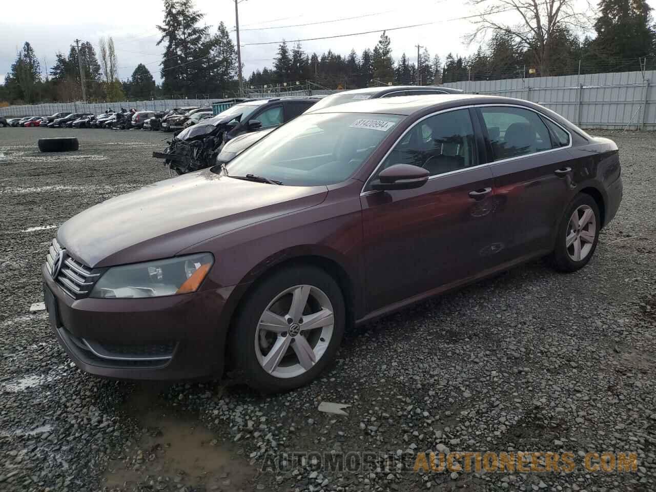 1VWBN7A30CC097650 VOLKSWAGEN PASSAT 2012