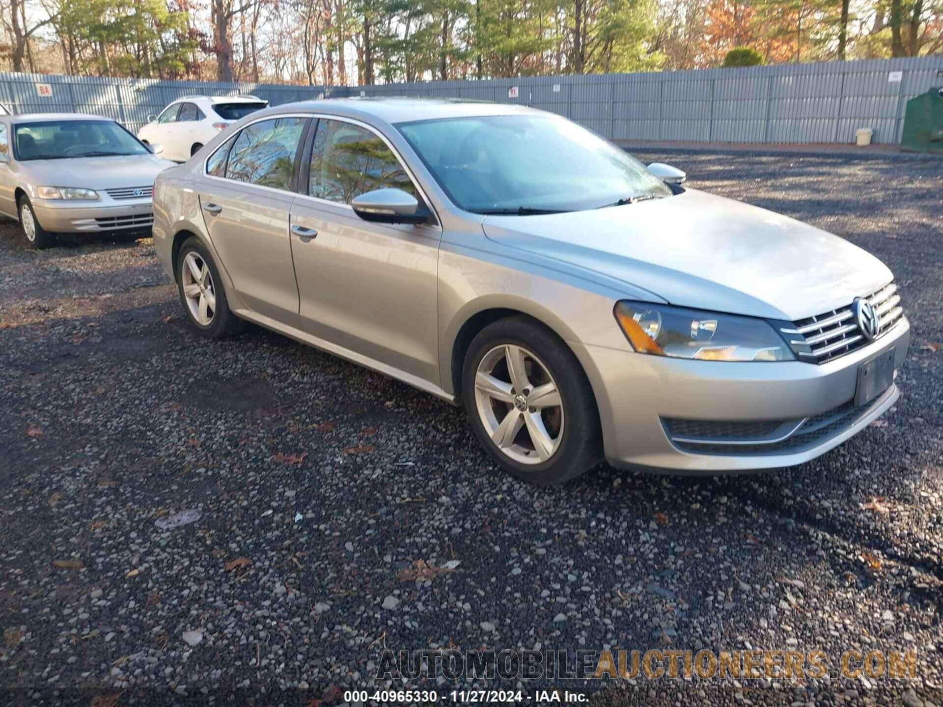 1VWBN7A38CC012165 VOLKSWAGEN PASSAT 2012