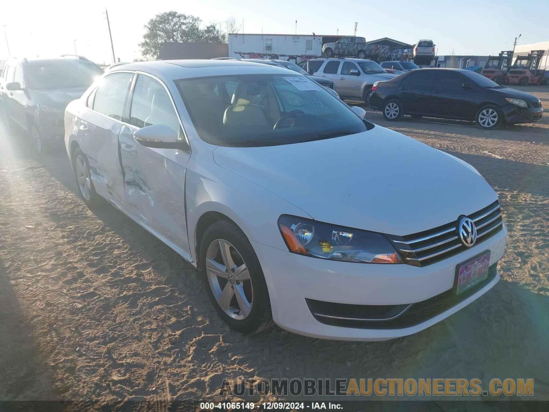 1VWBP7A31CC094685 VOLKSWAGEN PASSAT 2012