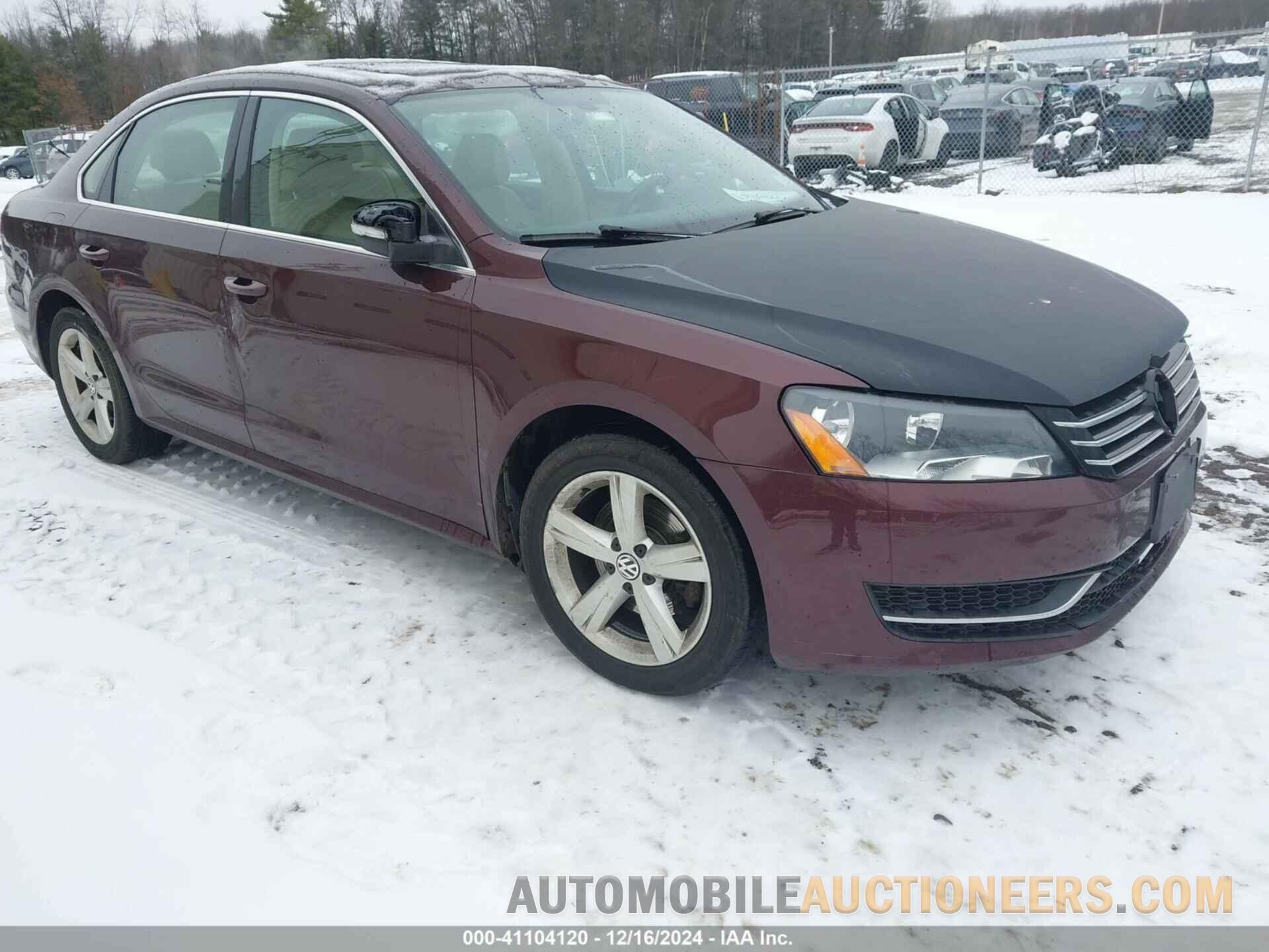 1VWBP7A33DC145511 VOLKSWAGEN PASSAT 2013