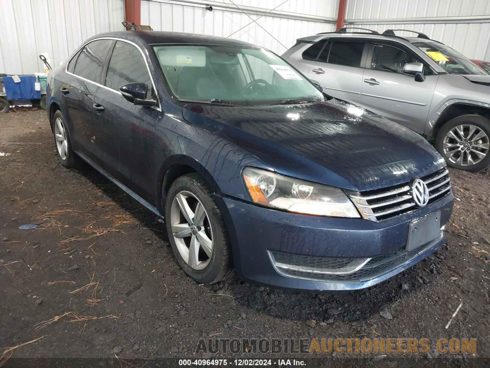 1VWBP7A38CC087359 VOLKSWAGEN PASSAT 2012