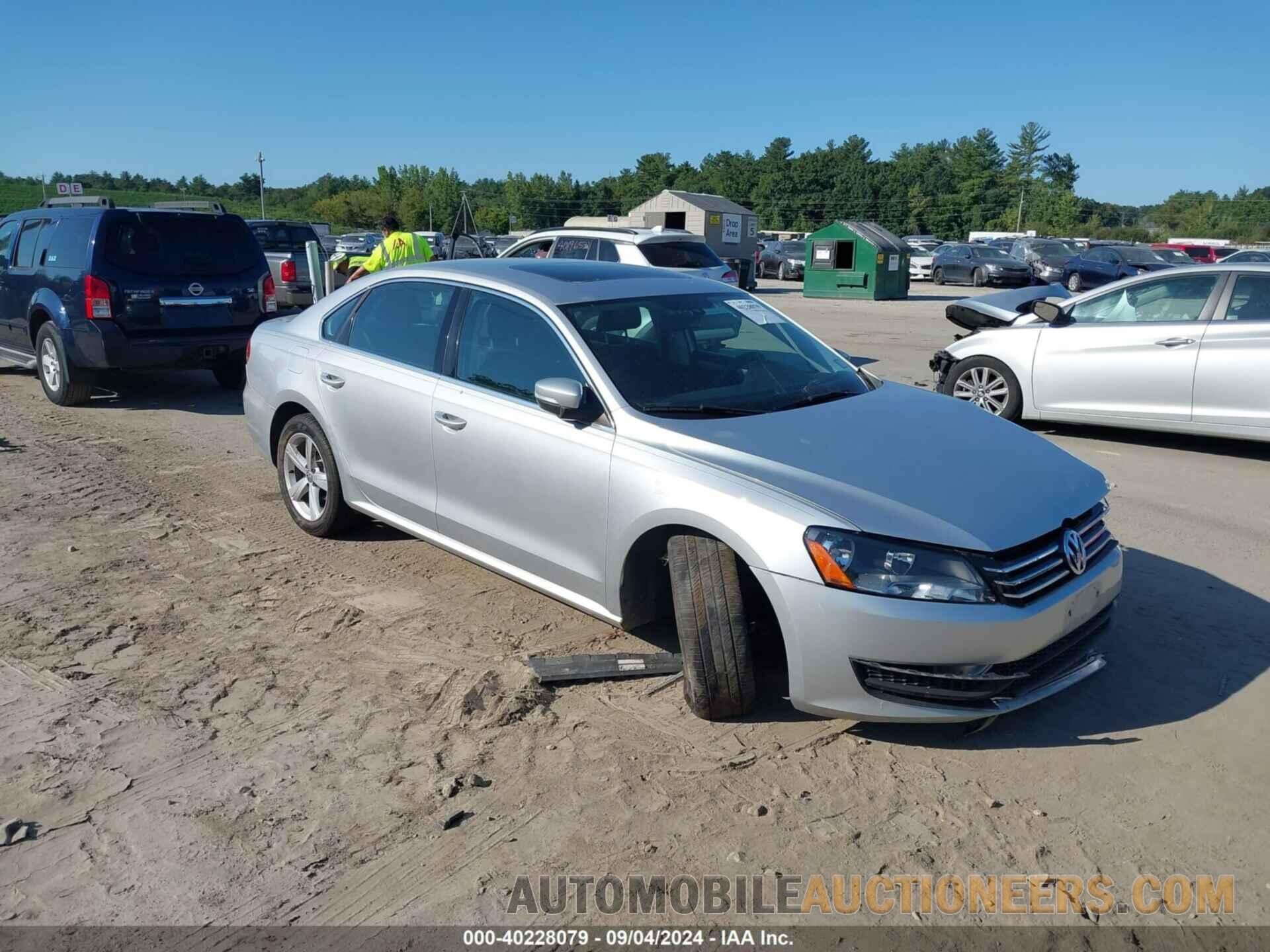 1VWBP7A38DC053813 VOLKSWAGEN PASSAT 2013