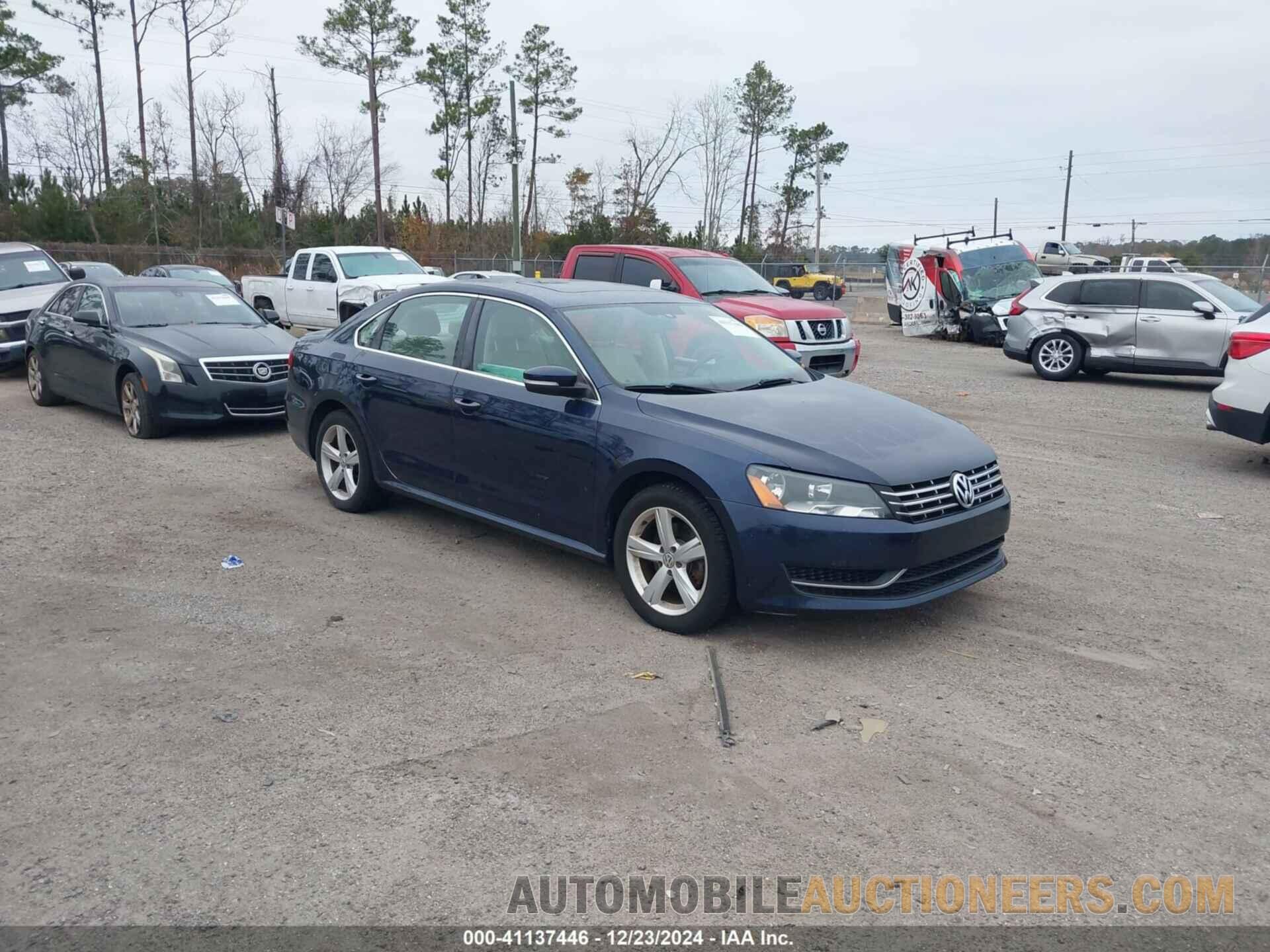 1VWBP7A38DC077951 VOLKSWAGEN PASSAT 2013