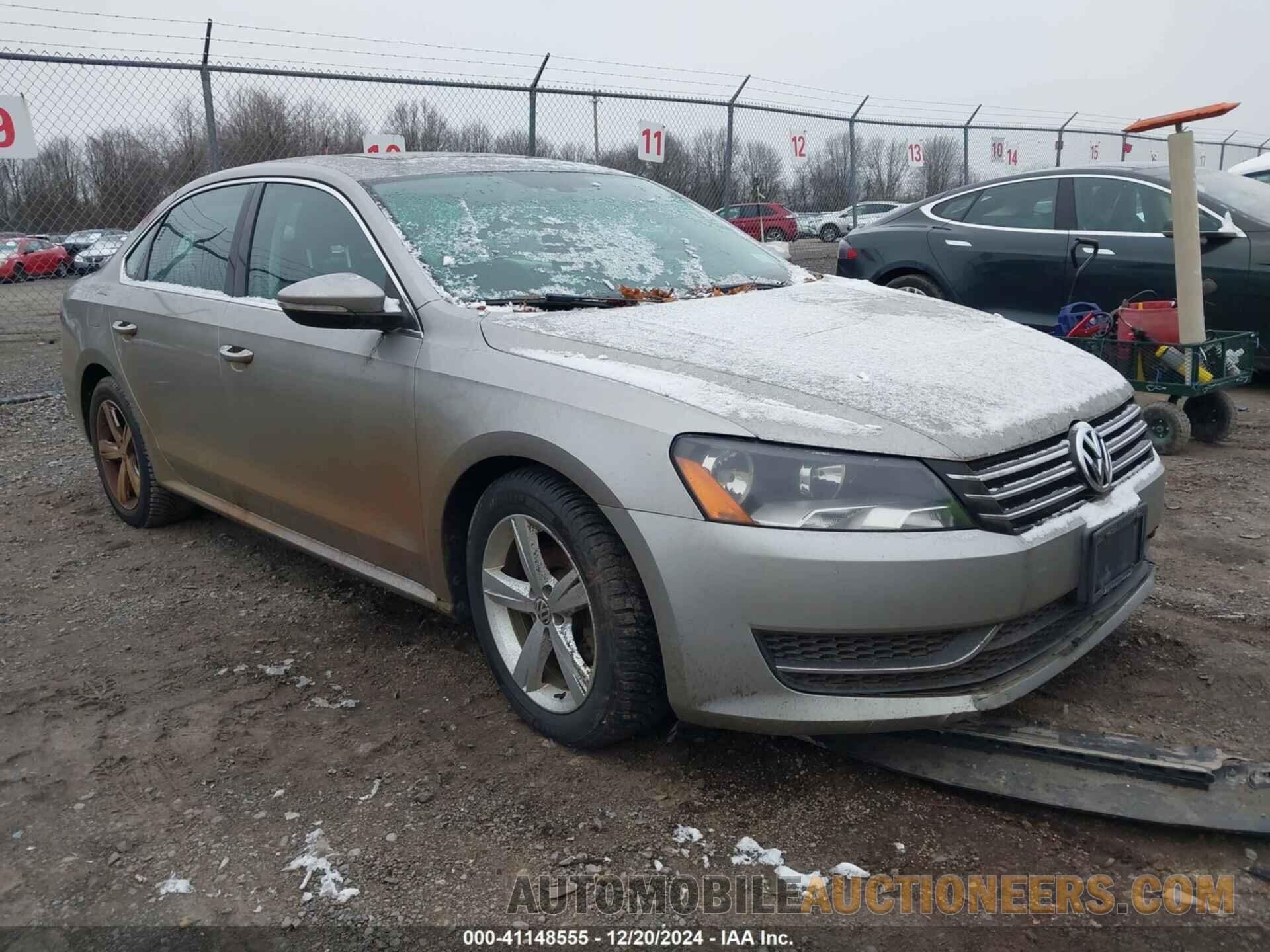 1VWBP7A39CC084907 VOLKSWAGEN PASSAT 2012