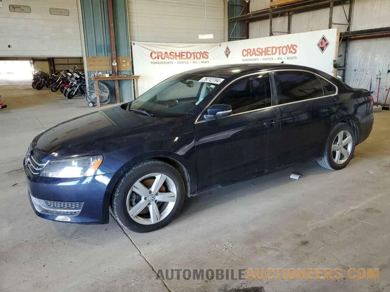 1VWBP7A39CC106467 VOLKSWAGEN PASSAT 2012