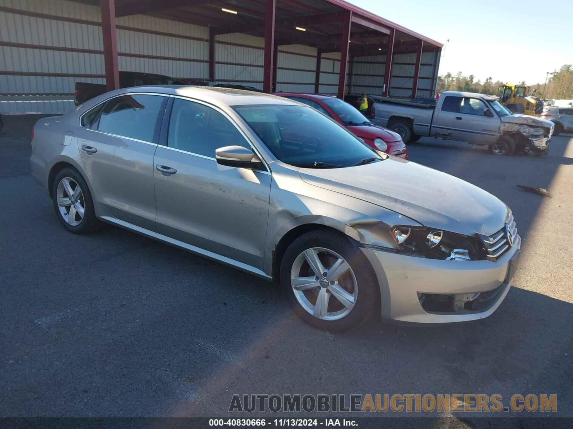 1VWBP7A39DC120807 VOLKSWAGEN PASSAT 2013