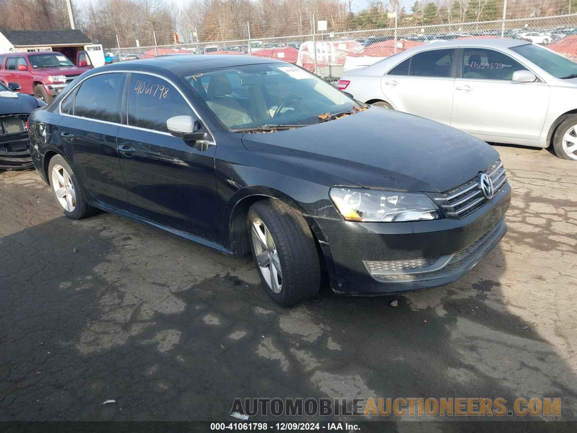 1VWBP7A3XCC028619 VOLKSWAGEN PASSAT 2012