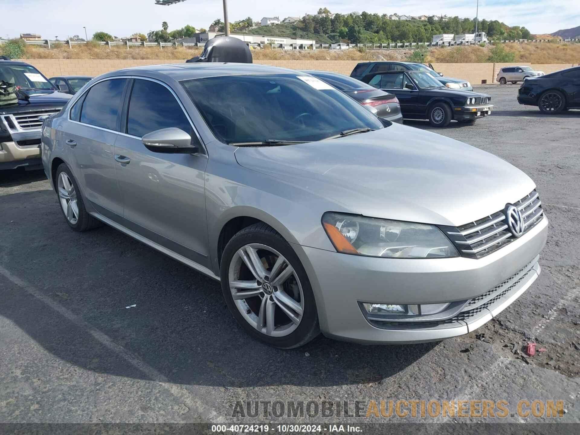 1VWCN7A31CC063639 VOLKSWAGEN PASSAT 2012