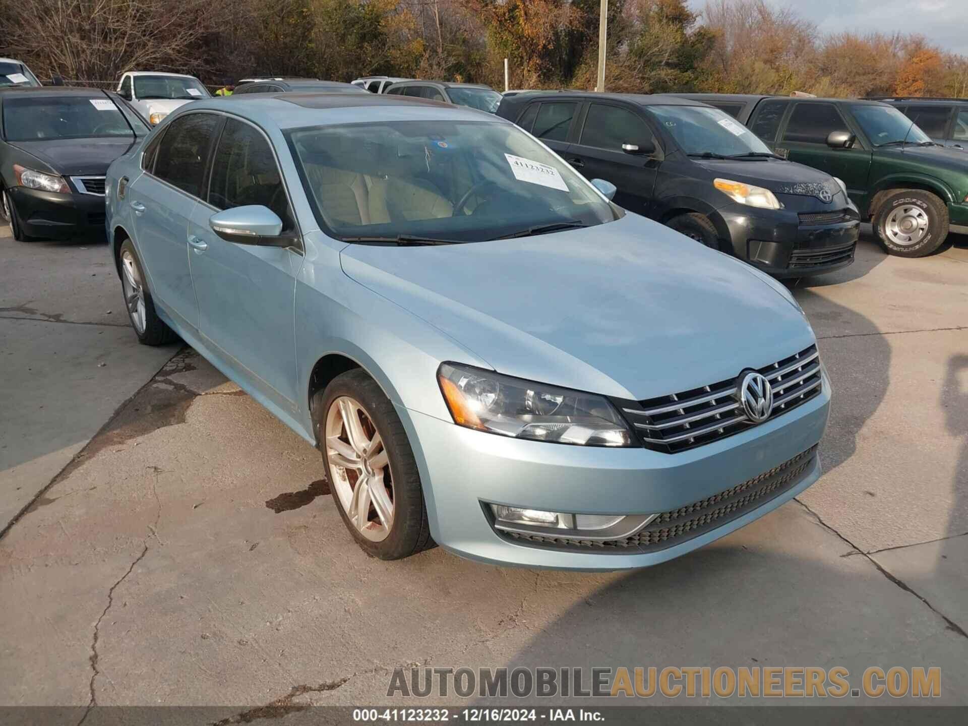 1VWCN7A31CC099363 VOLKSWAGEN PASSAT 2012