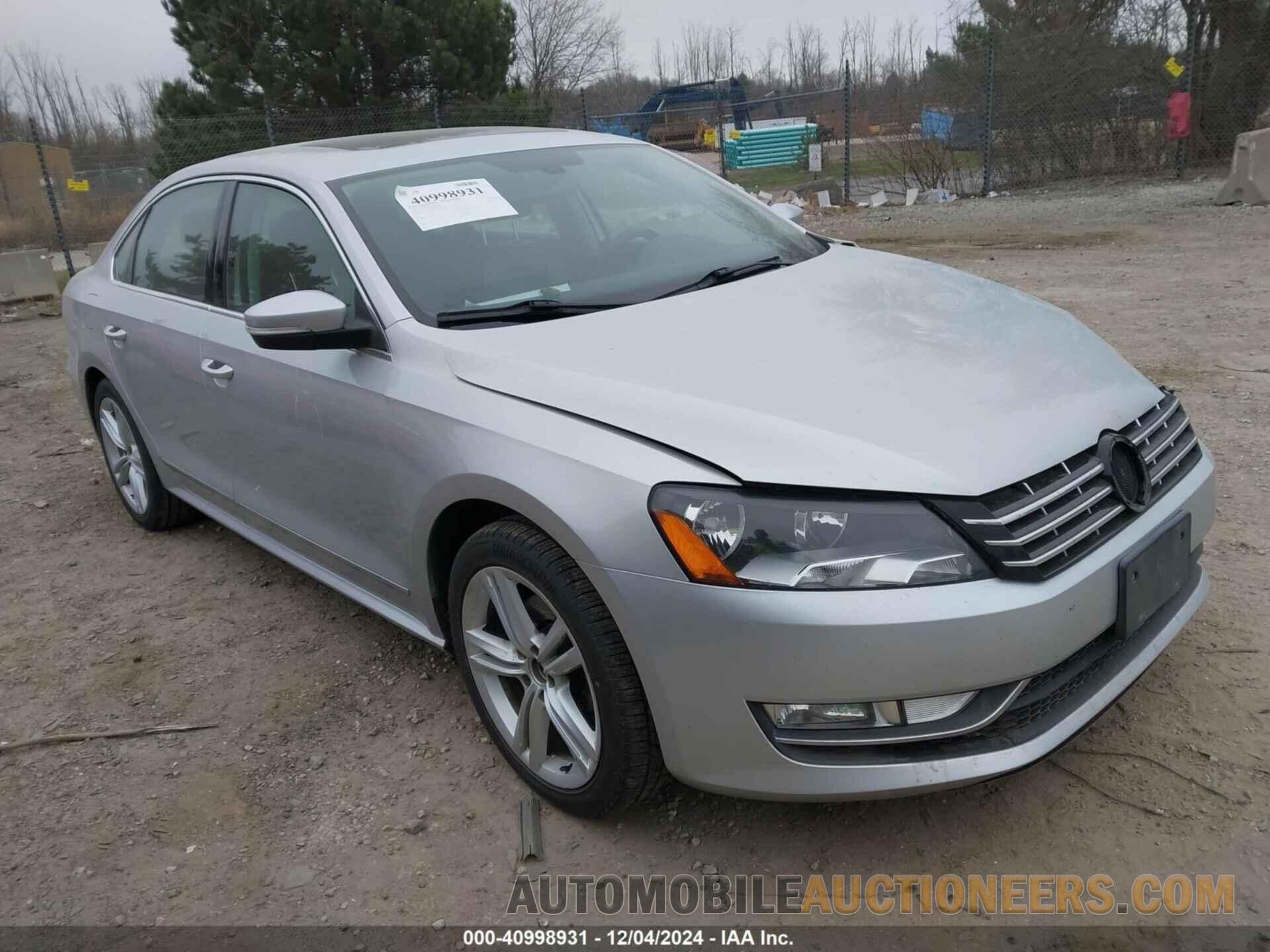 1VWCN7A32DC028738 VOLKSWAGEN PASSAT 2013