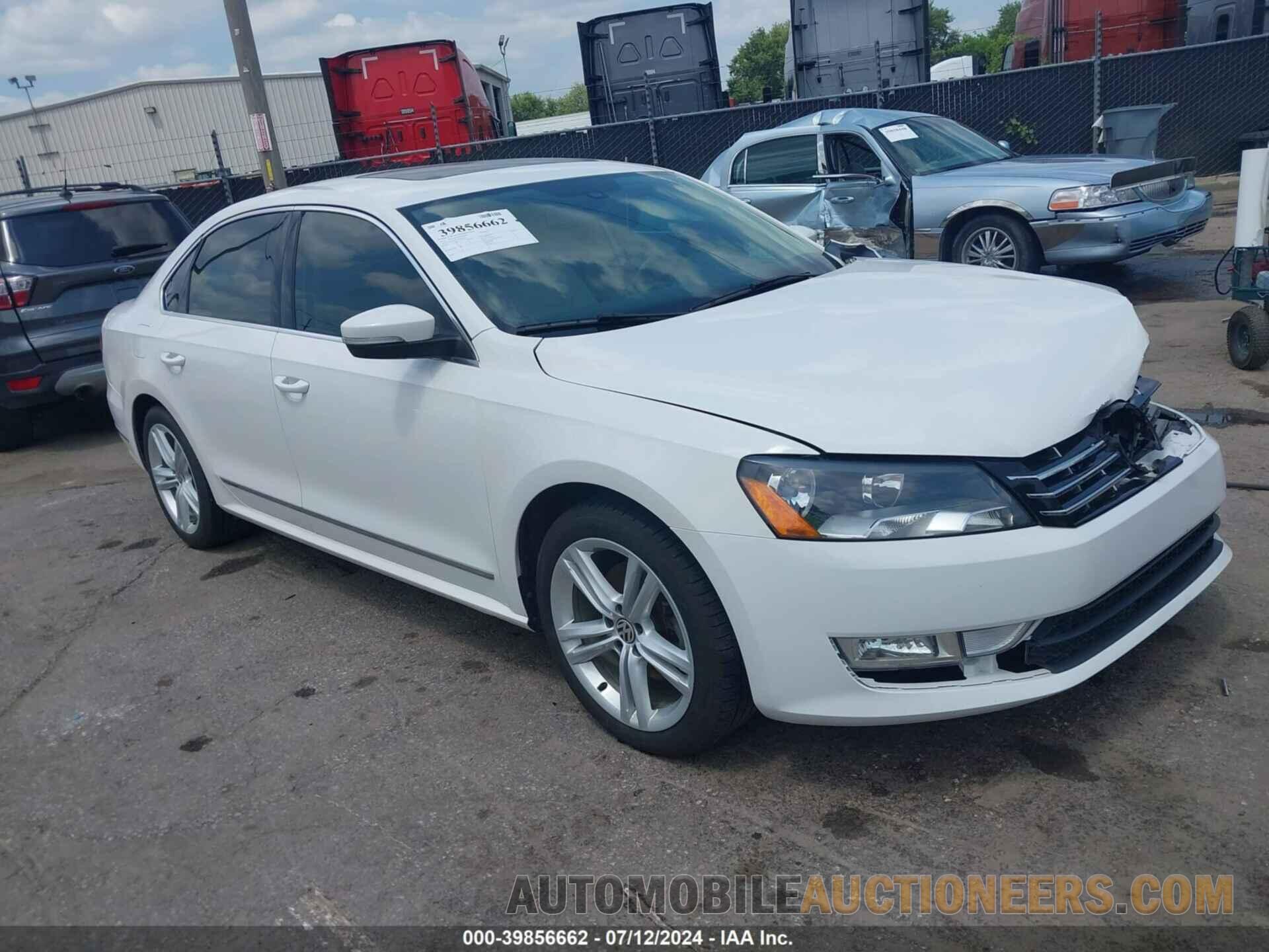 1VWCN7A37DC051125 VOLKSWAGEN PASSAT 2013