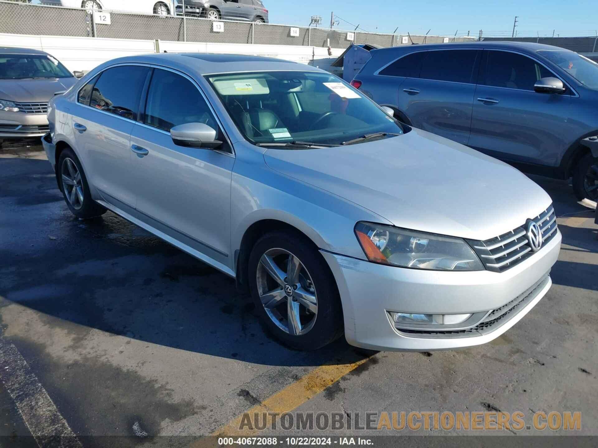 1VWCN7A3XDC024484 VOLKSWAGEN PASSAT 2013