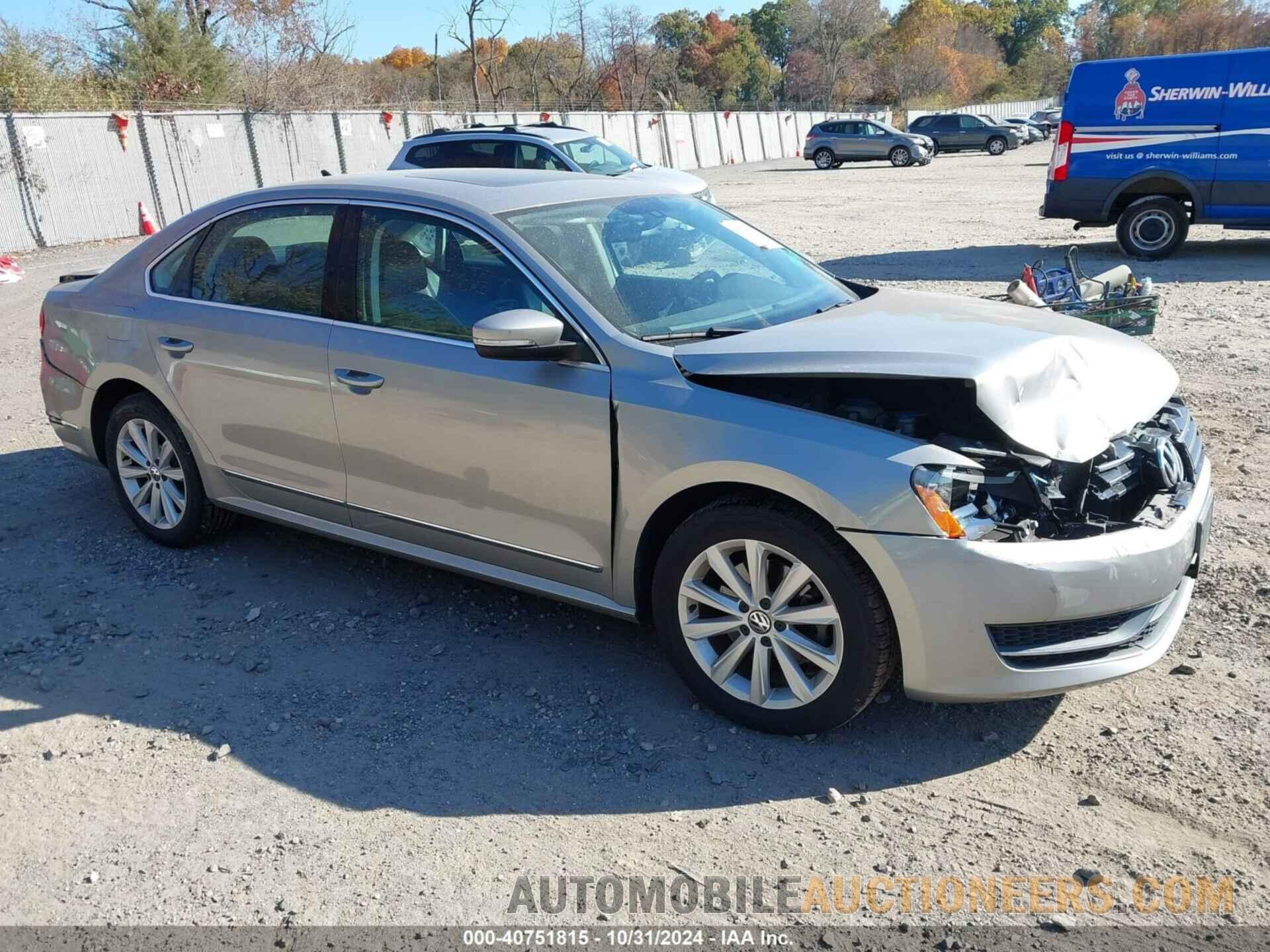 1VWCP7A39DC017293 VOLKSWAGEN PASSAT 2013