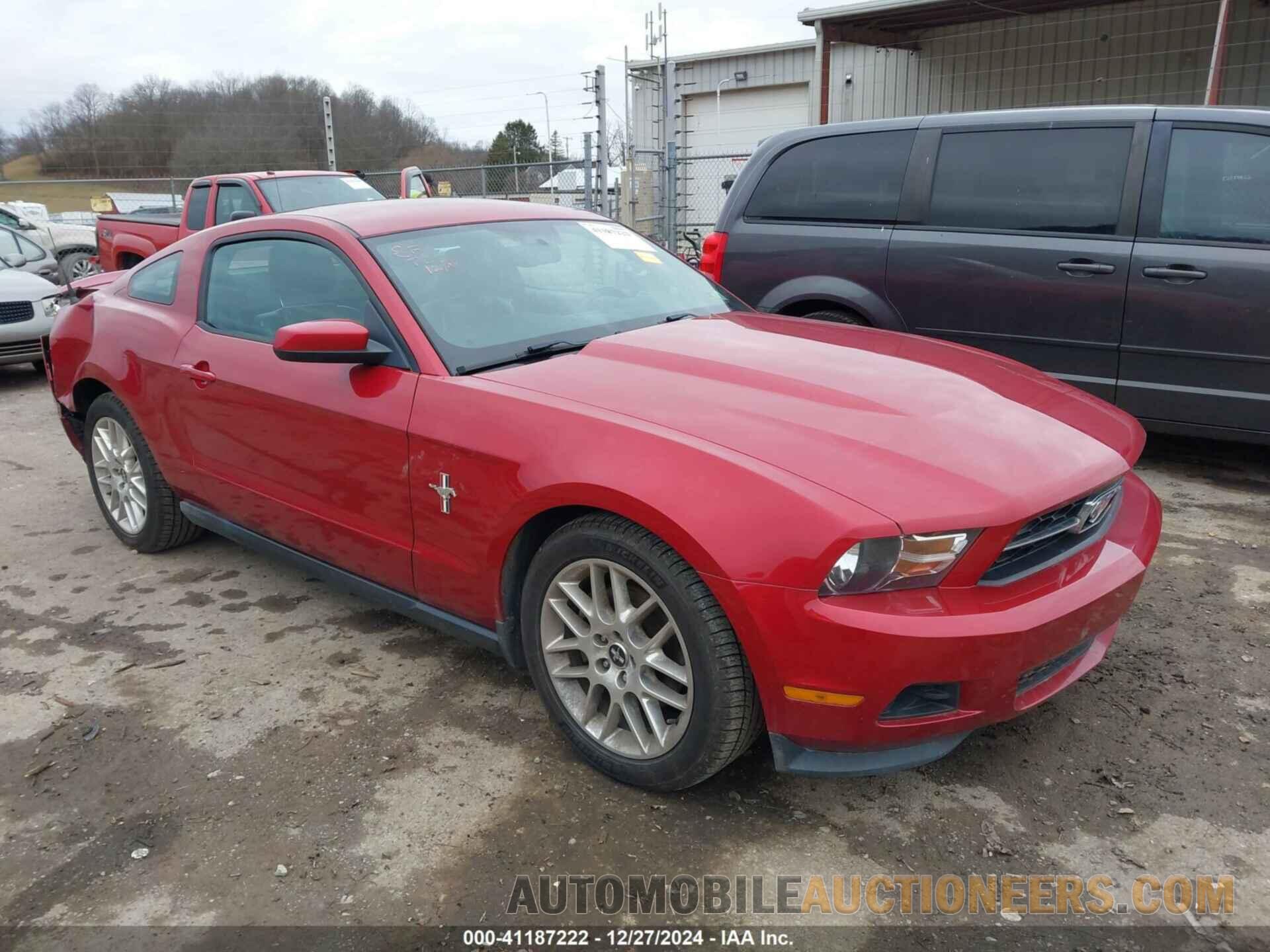 1ZVBP8AMXC5277943 FORD MUSTANG 2012