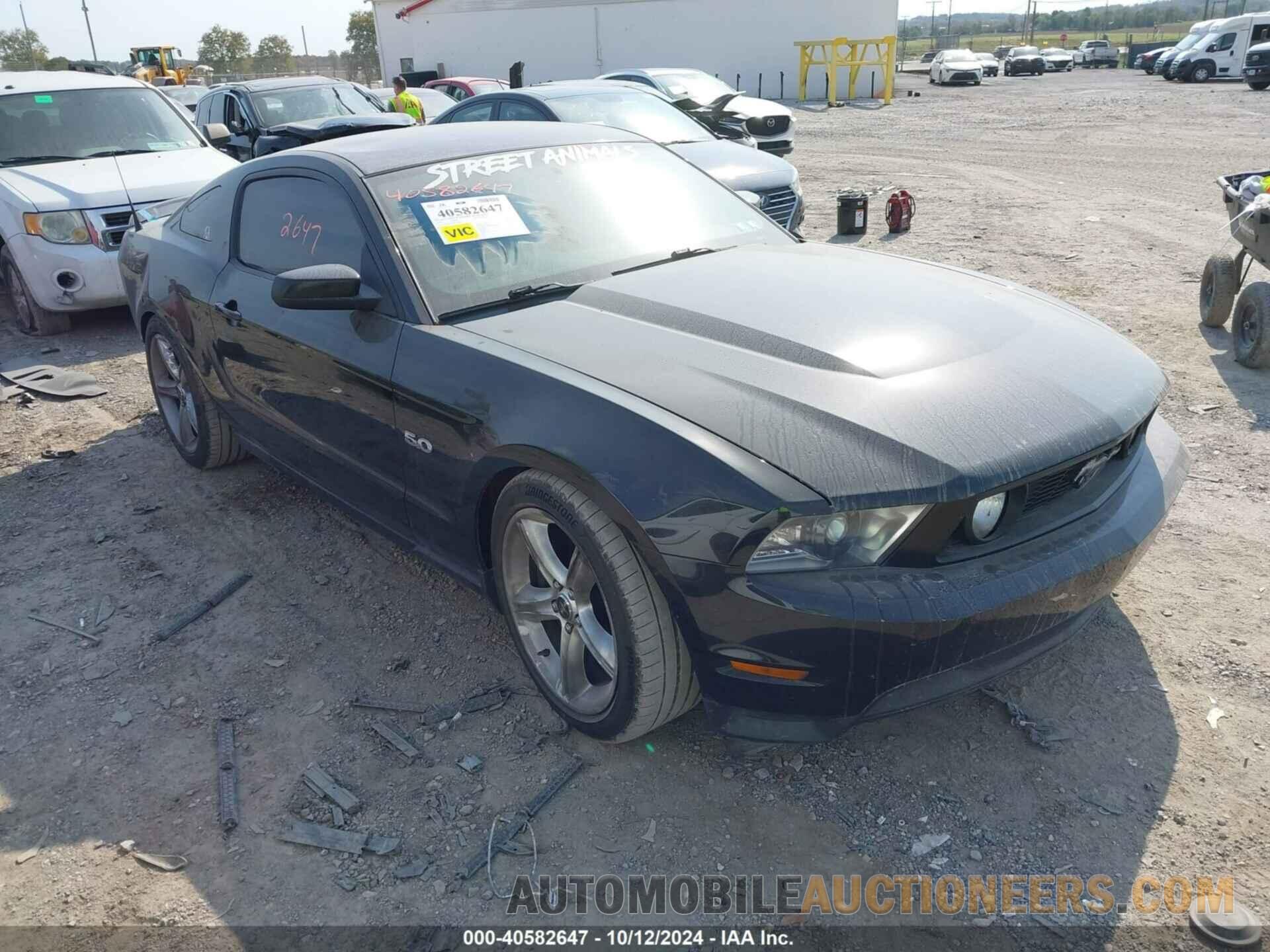 1ZVBP8CF4B5168018 FORD MUSTANG 2011