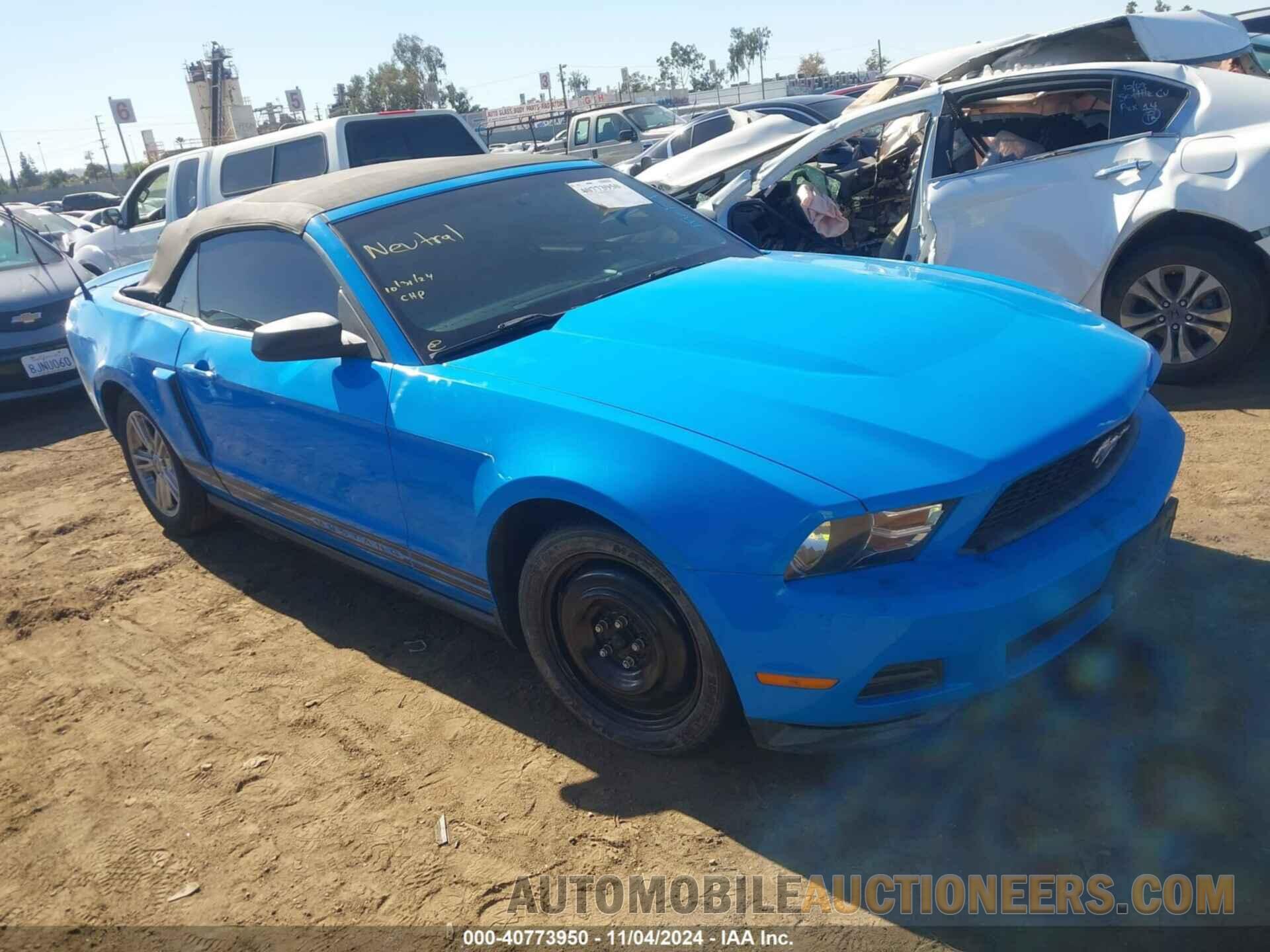 1ZVBP8EM2C5228262 FORD MUSTANG 2012