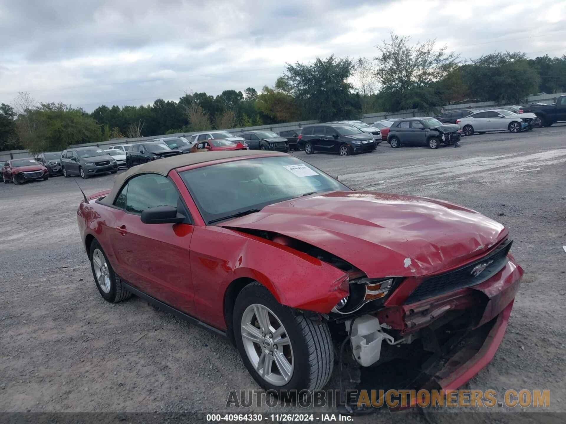 1ZVBP8EM5C5218535 FORD MUSTANG 2012