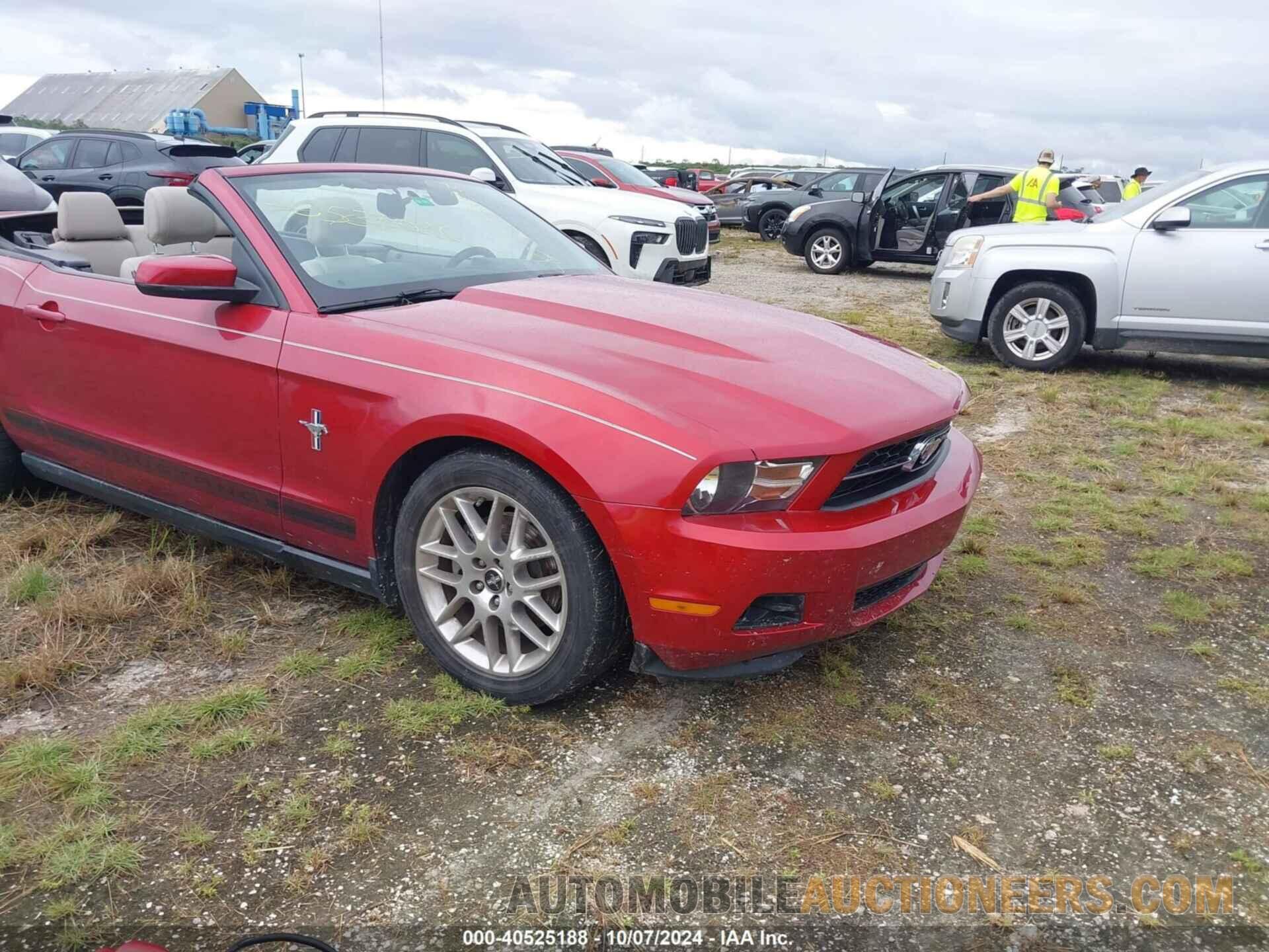 1ZVBP8EM7C5250533 FORD MUSTANG 2012