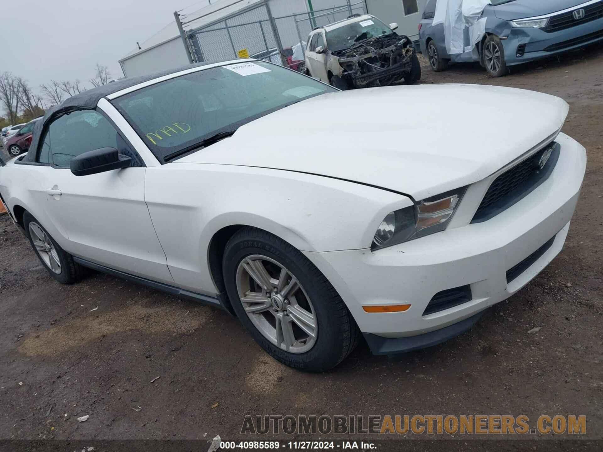 1ZVBP8EM7C5276453 FORD MUSTANG 2012