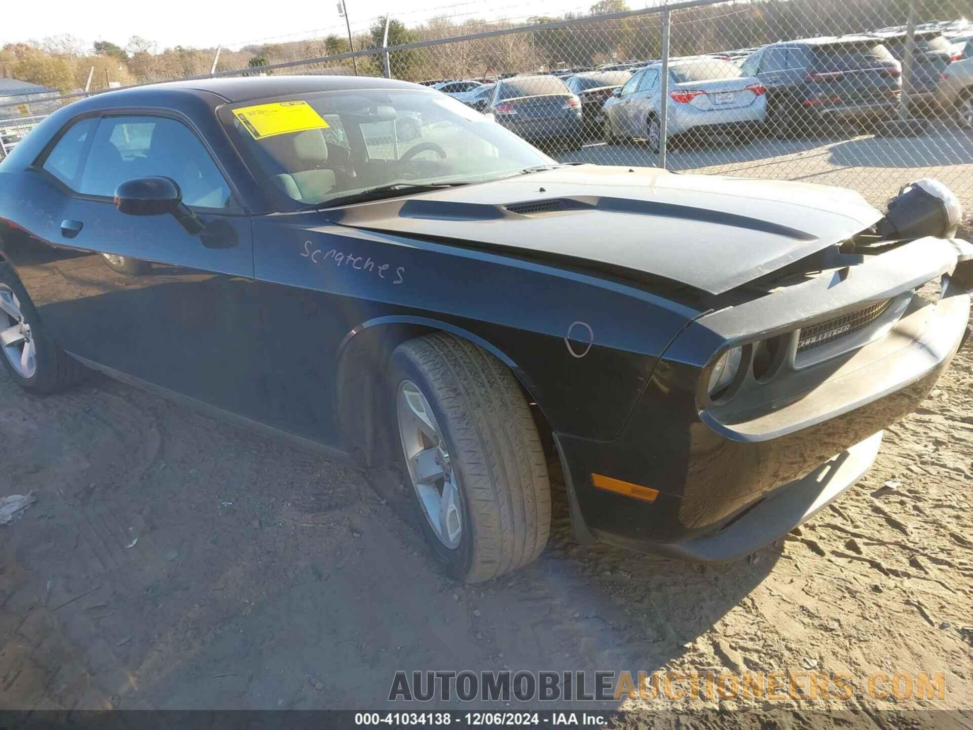 2C3CDYAGXCH186601 DODGE CHALLENGER 2012