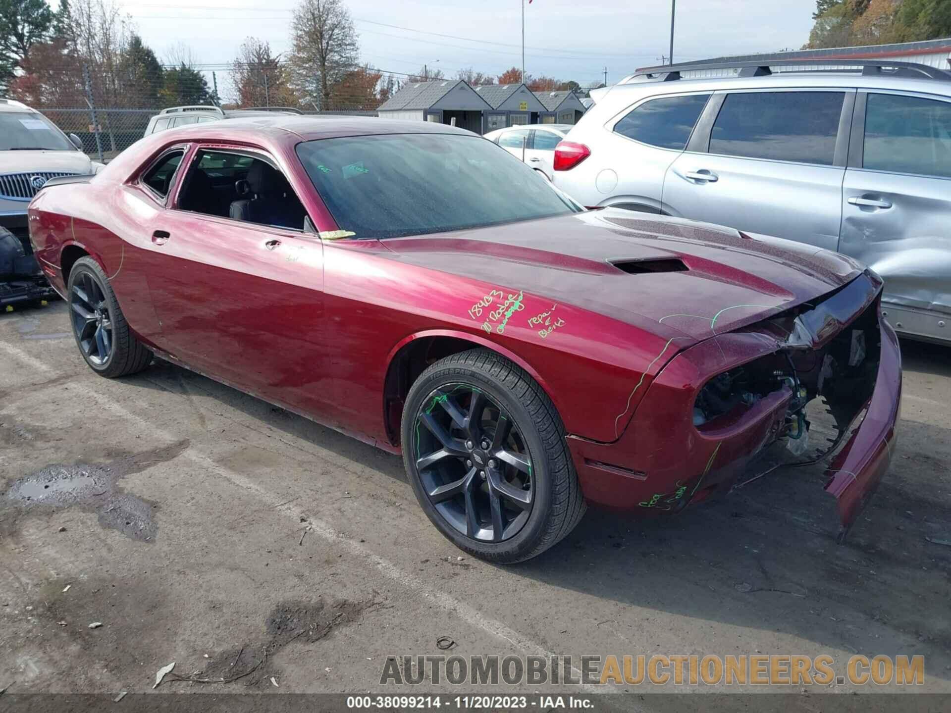 2C3CDZAGXLH210952 DODGE CHALLENGER 2020