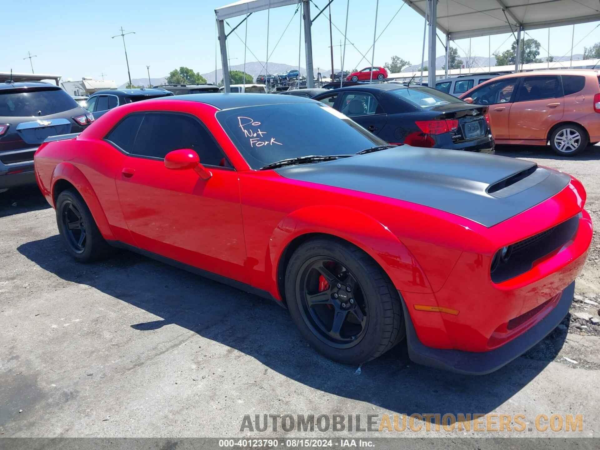 2C3CDZH95JH102288 DODGE CHALLENGER 2018