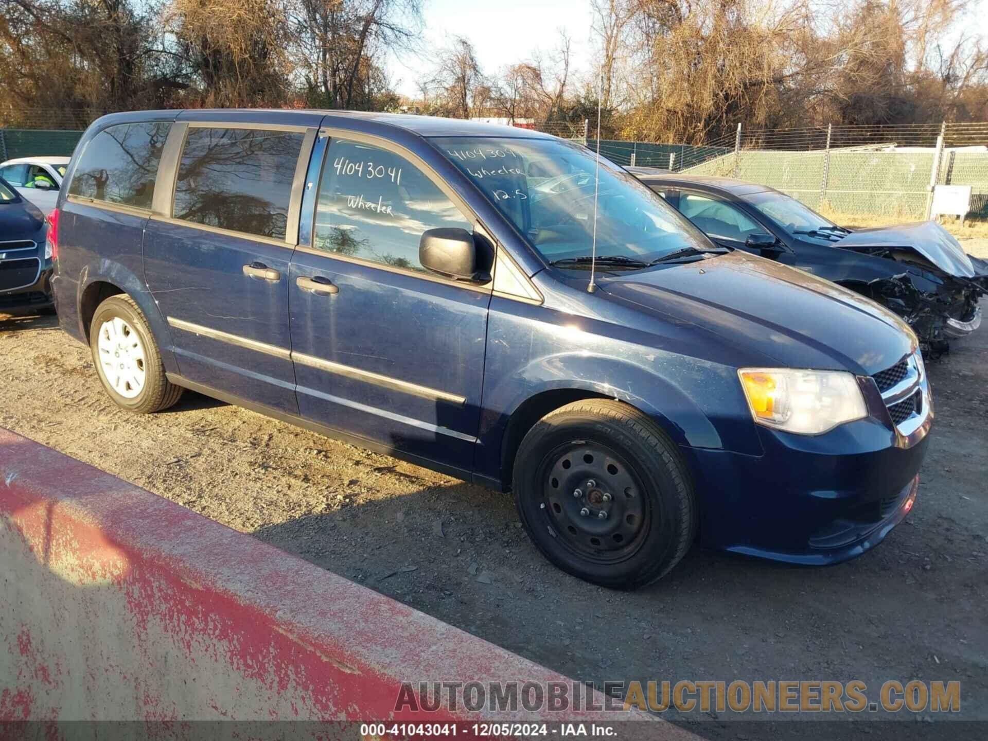 2C4RDGBG0ER130047 DODGE GRAND CARAVAN 2014