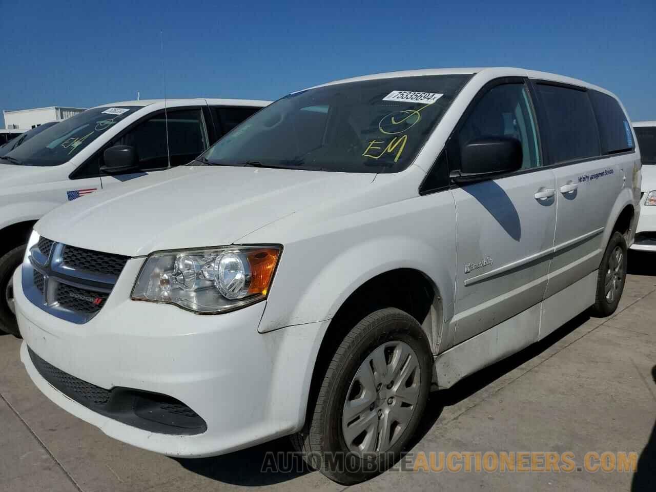 2C4RDGBG0HR776497 DODGE CARAVAN 2017