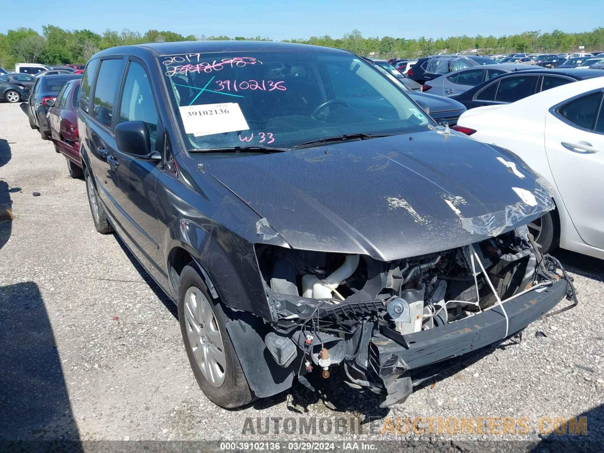 2C4RDGBG0HR844085 DODGE GRAND CARAVAN 2017